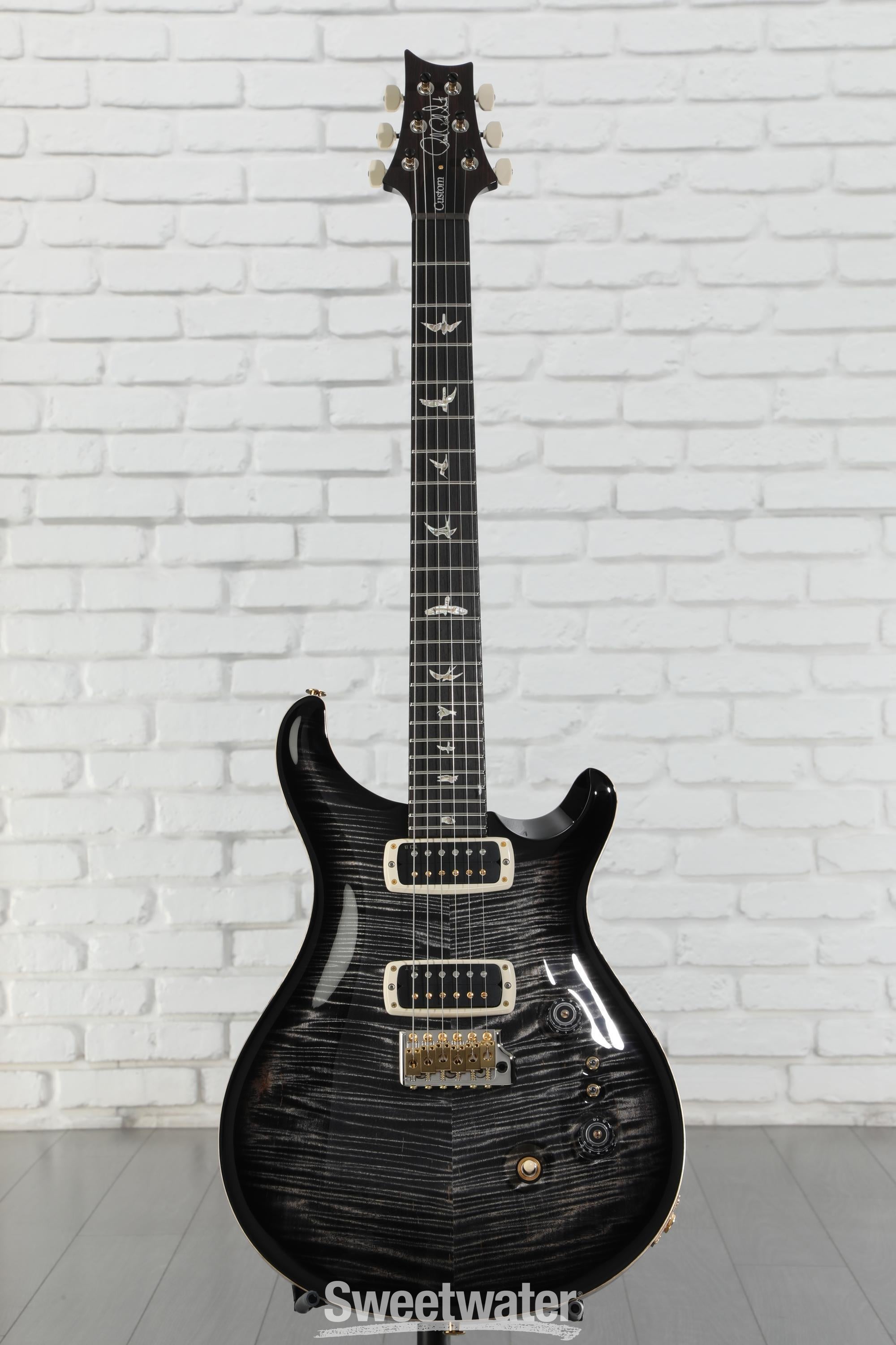 PRS Custom 24-08 10-Top Electric Guitar - Charcoal Burst