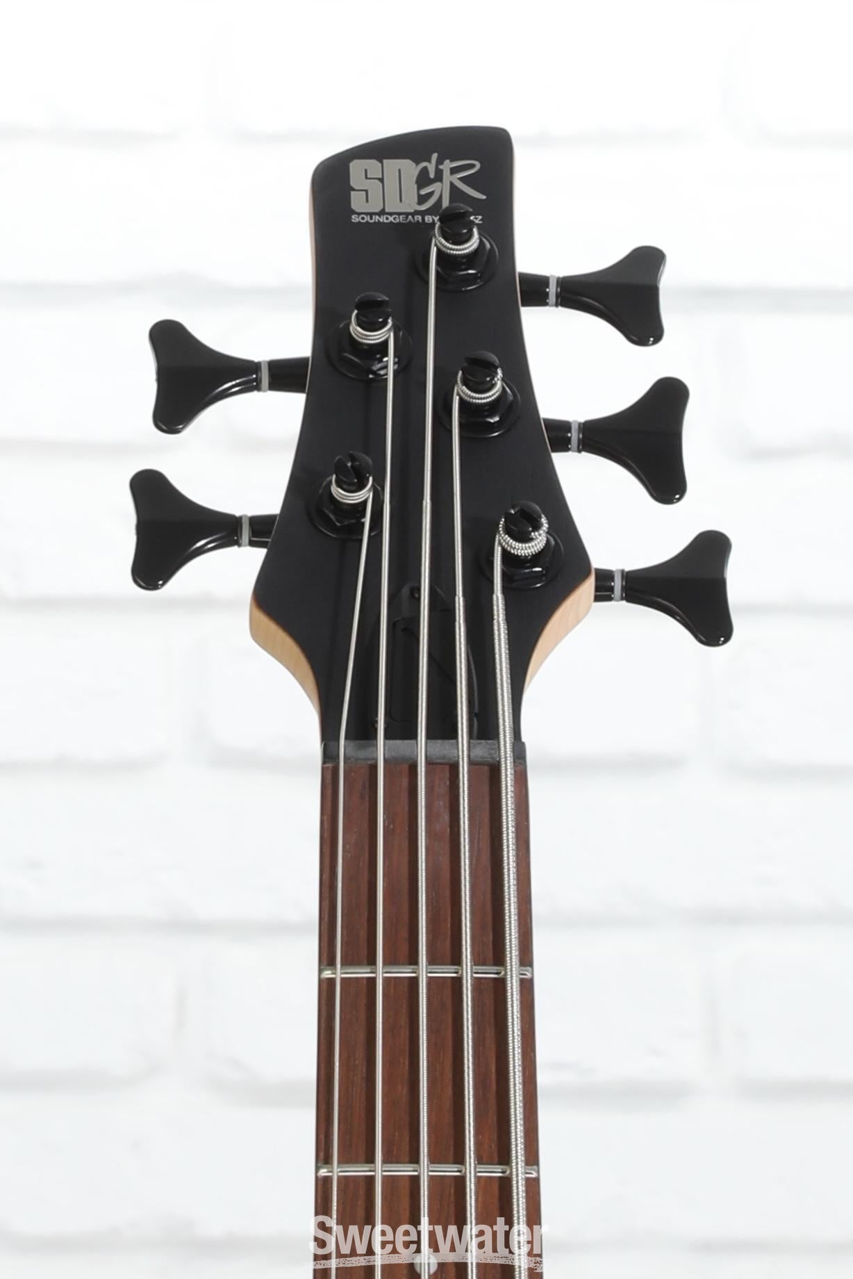 Ibanez Standard SR305EBL Left-handed Bass Guitar - Weathered Black