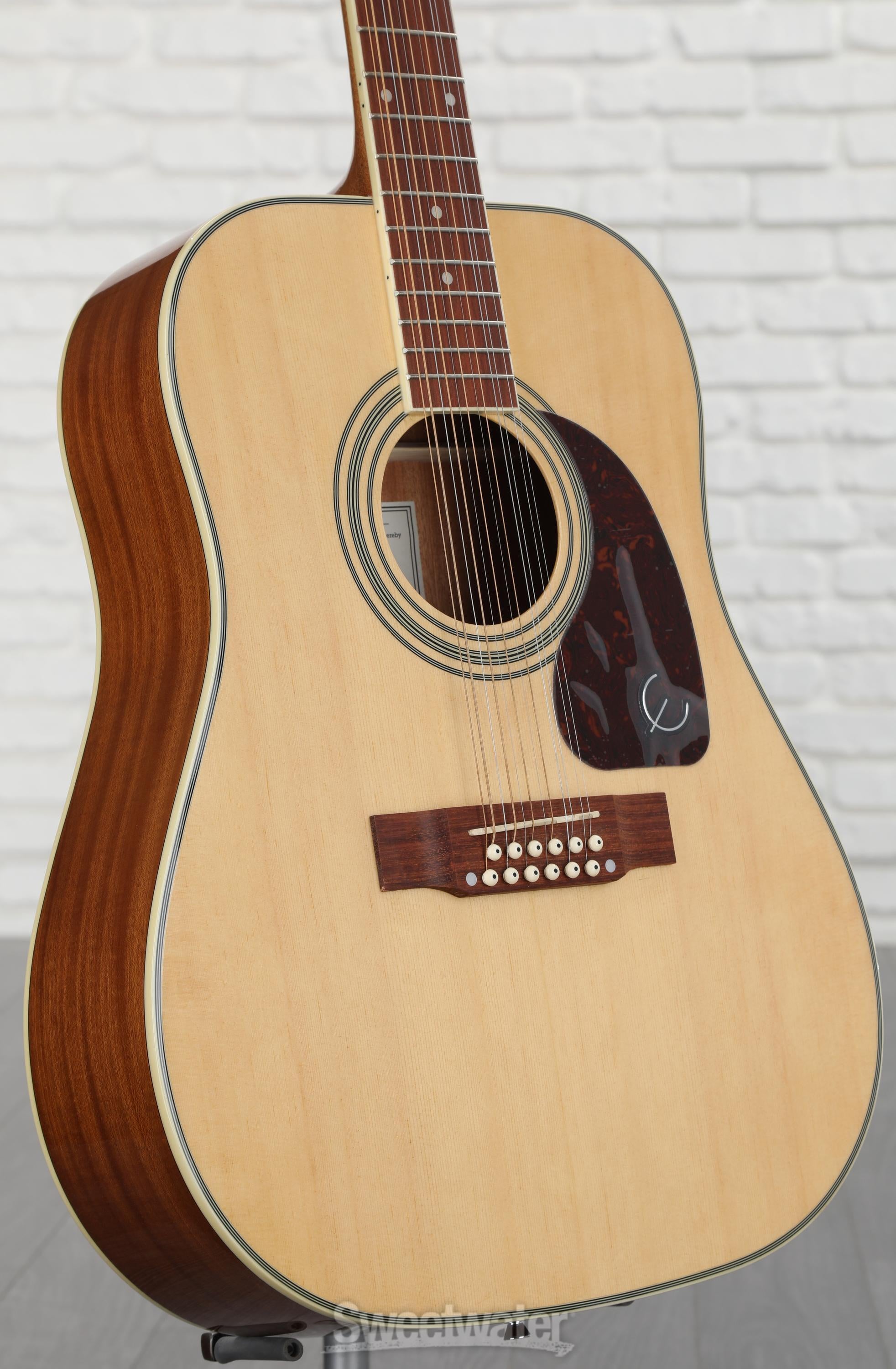 Epiphone Songmaker DR-212 12-string Acoustic Guitar - Natural | Sweetwater