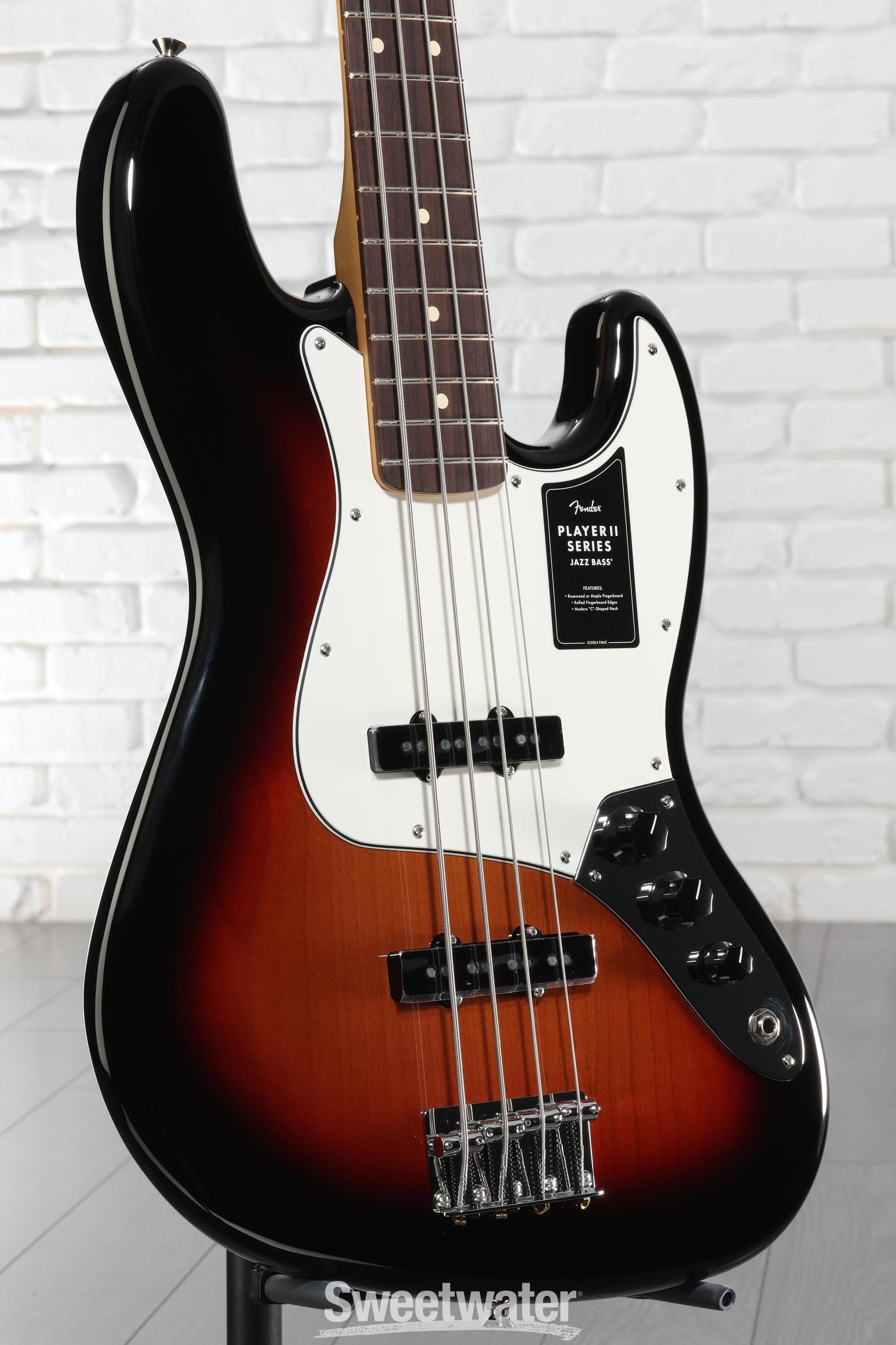 Fender Player II Jazz Bass - 3-color Sunburst with Rosewood
