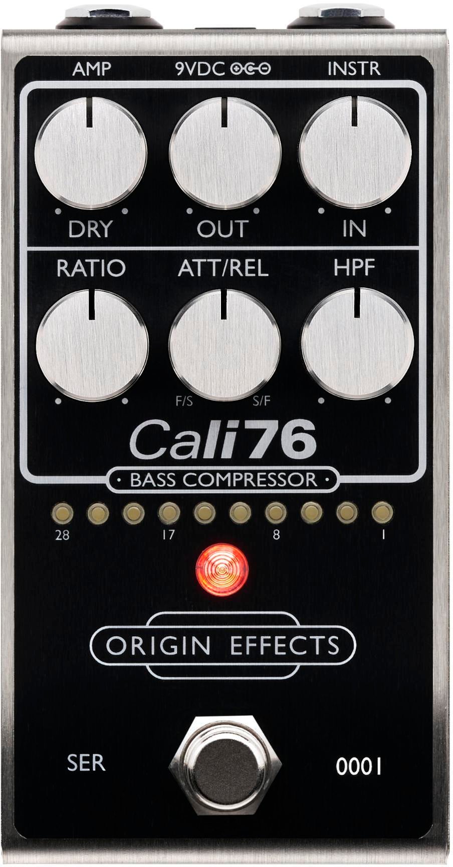 Origin Effects Cali76 Bass Compressor Pedal - Black | Sweetwater