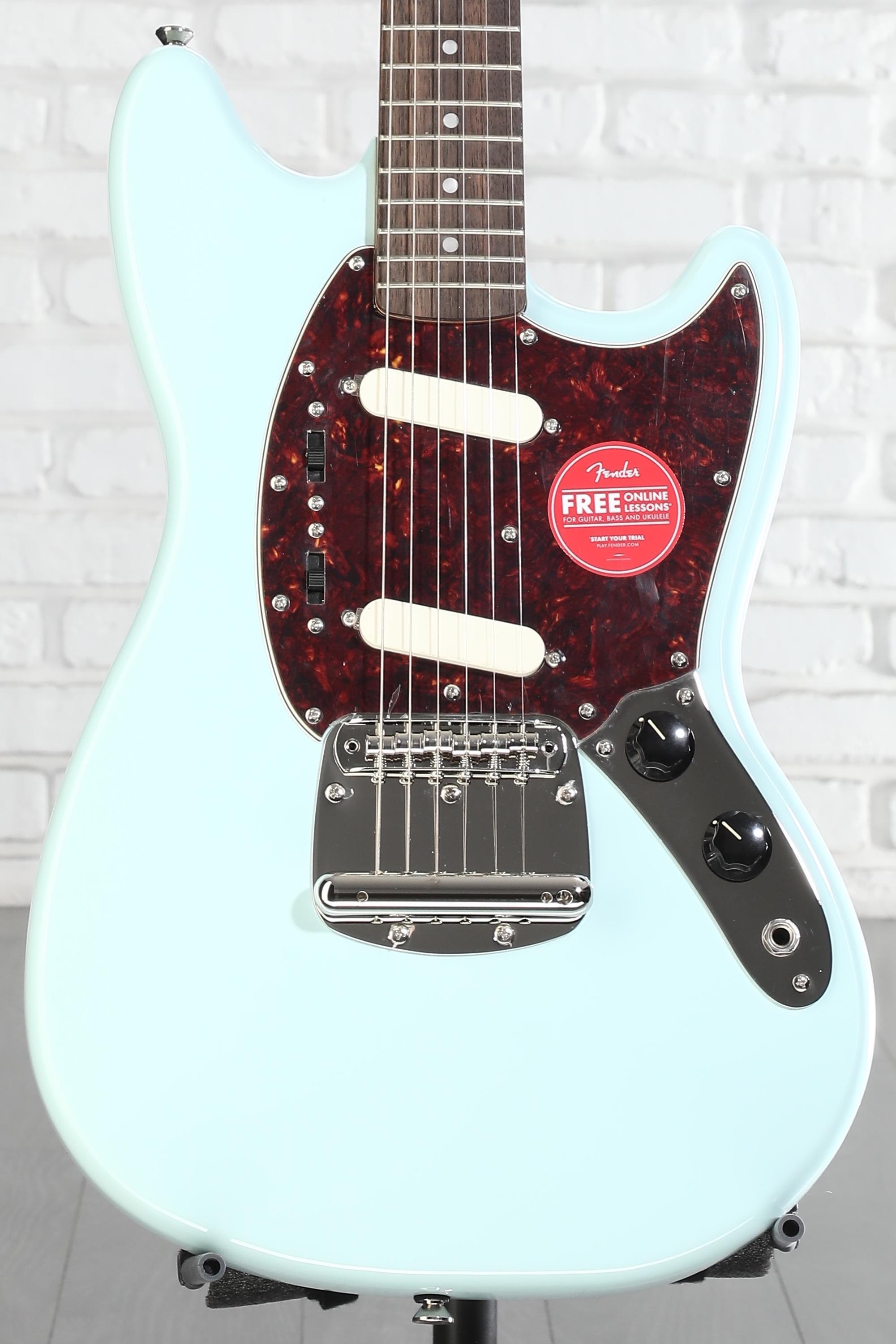 Squier Classic Vibe '60s Mustang Electric Guitar - Sonic Blue