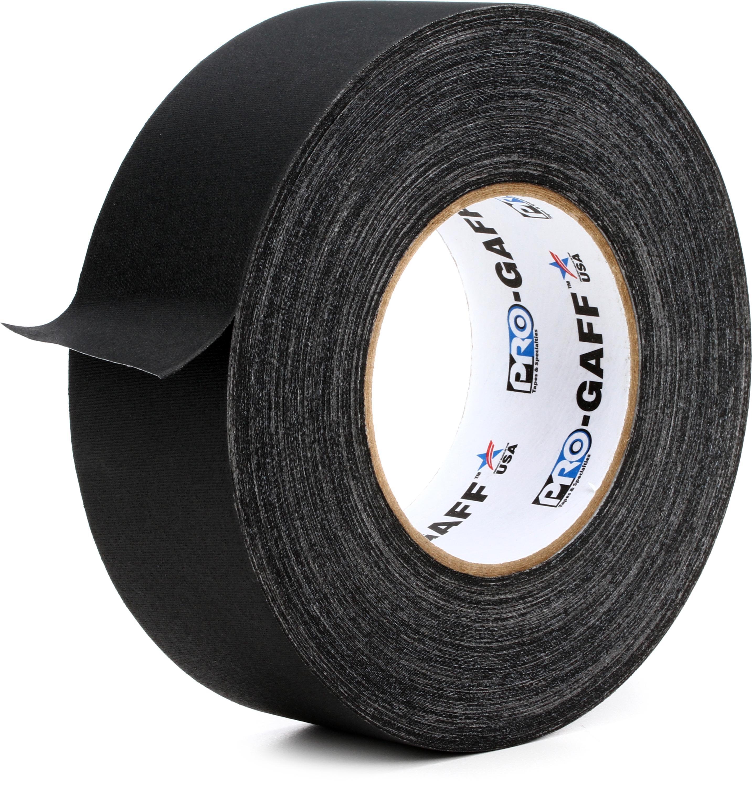 Pro Tapes Pro Gaff Premium 2-inch Gaffers Tape - 50-yard Roll - Black