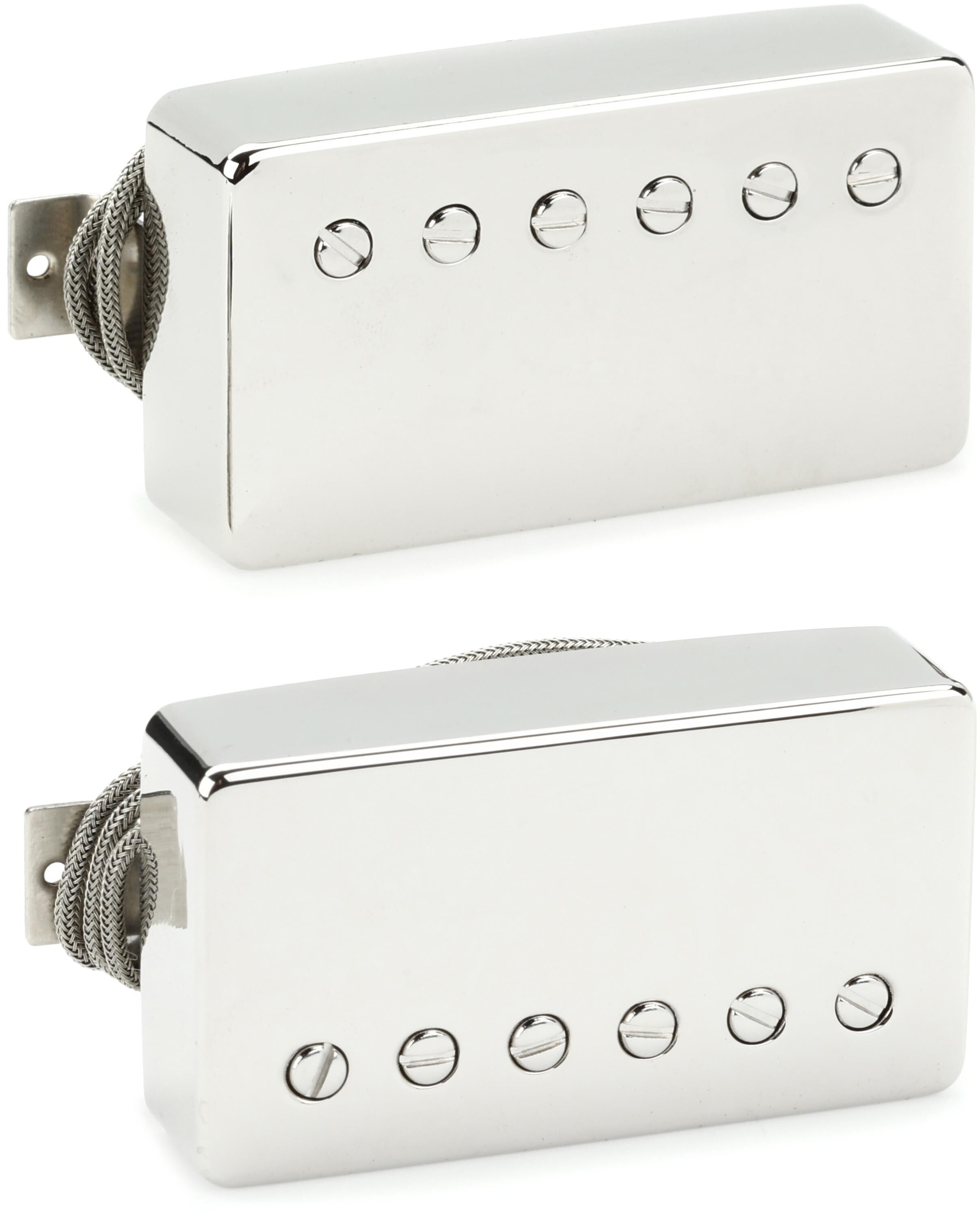 Gibson Accessories Custombucker Humbucker Pickup Matched Set - Nickel