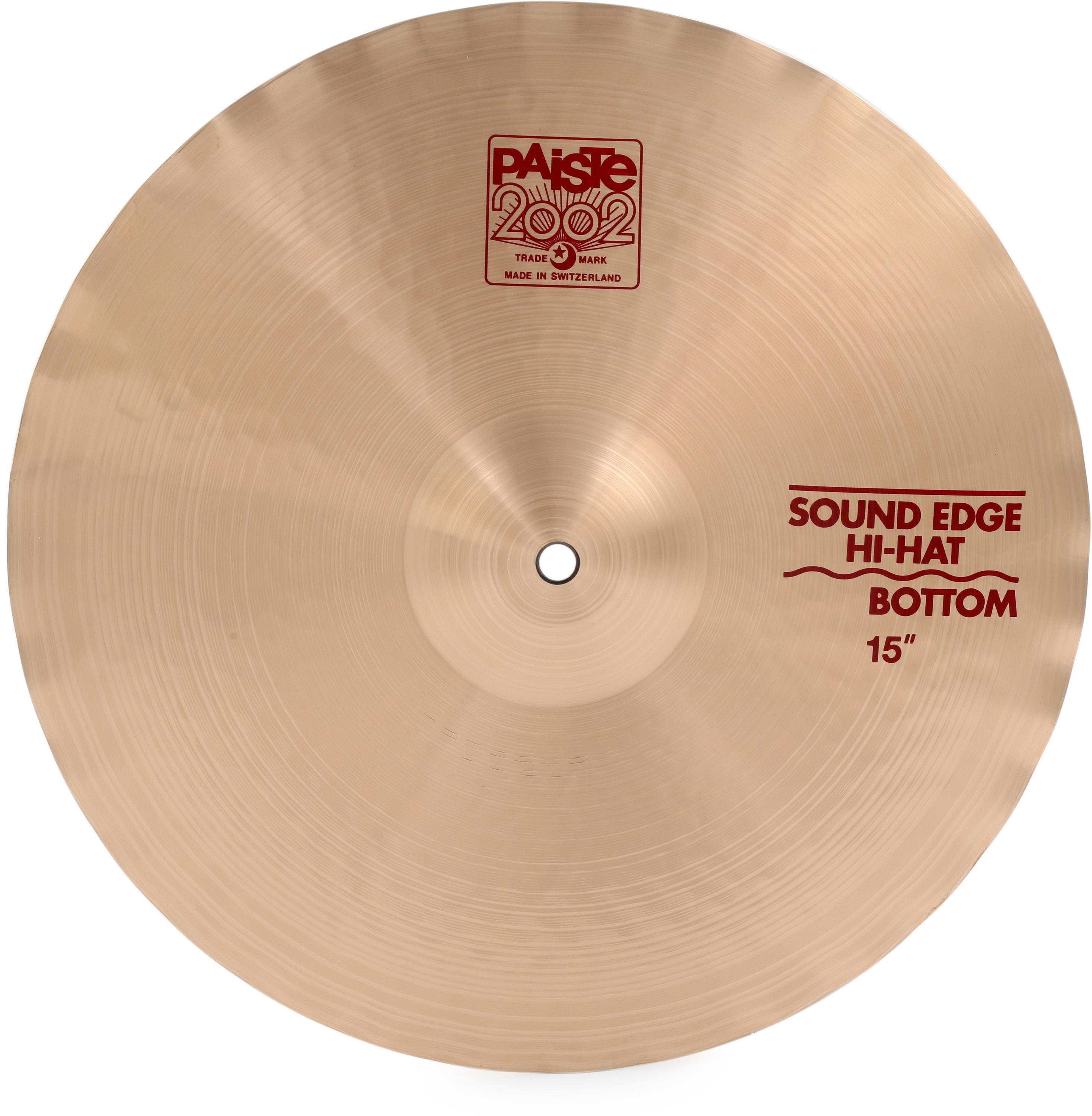Paiste 15 inch 2002 Sound Edge Hi-hat Top Cymbal | Sweetwater