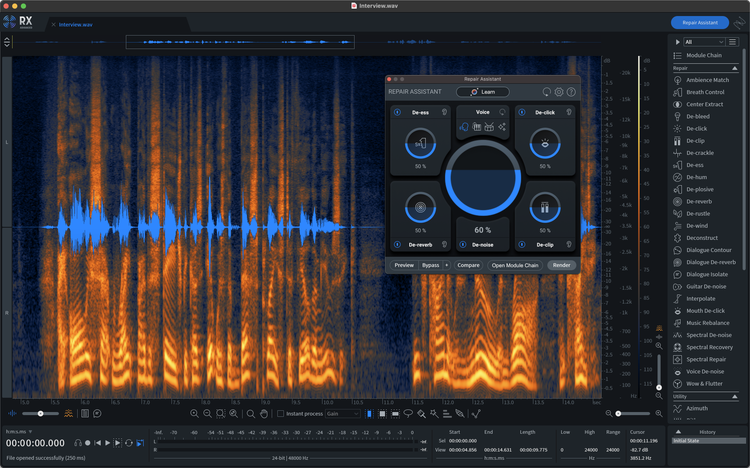 iZotope RX 10 Advanced - Upgrade from RX 9 Advanced or Post Production  Suite 6