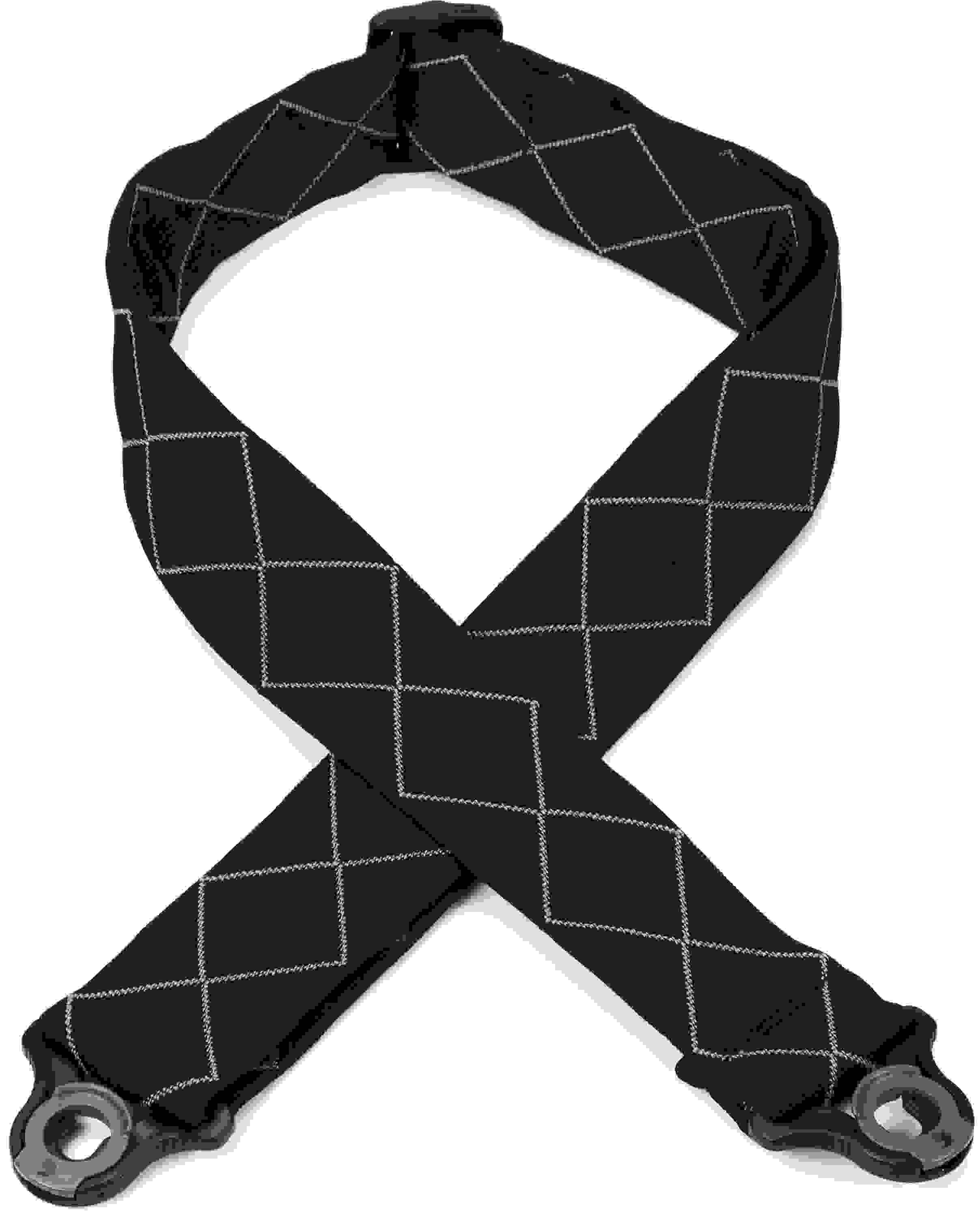 D'Addario 2-inch Nylon Auto Lock Guitar Strap - Padded Diamonds