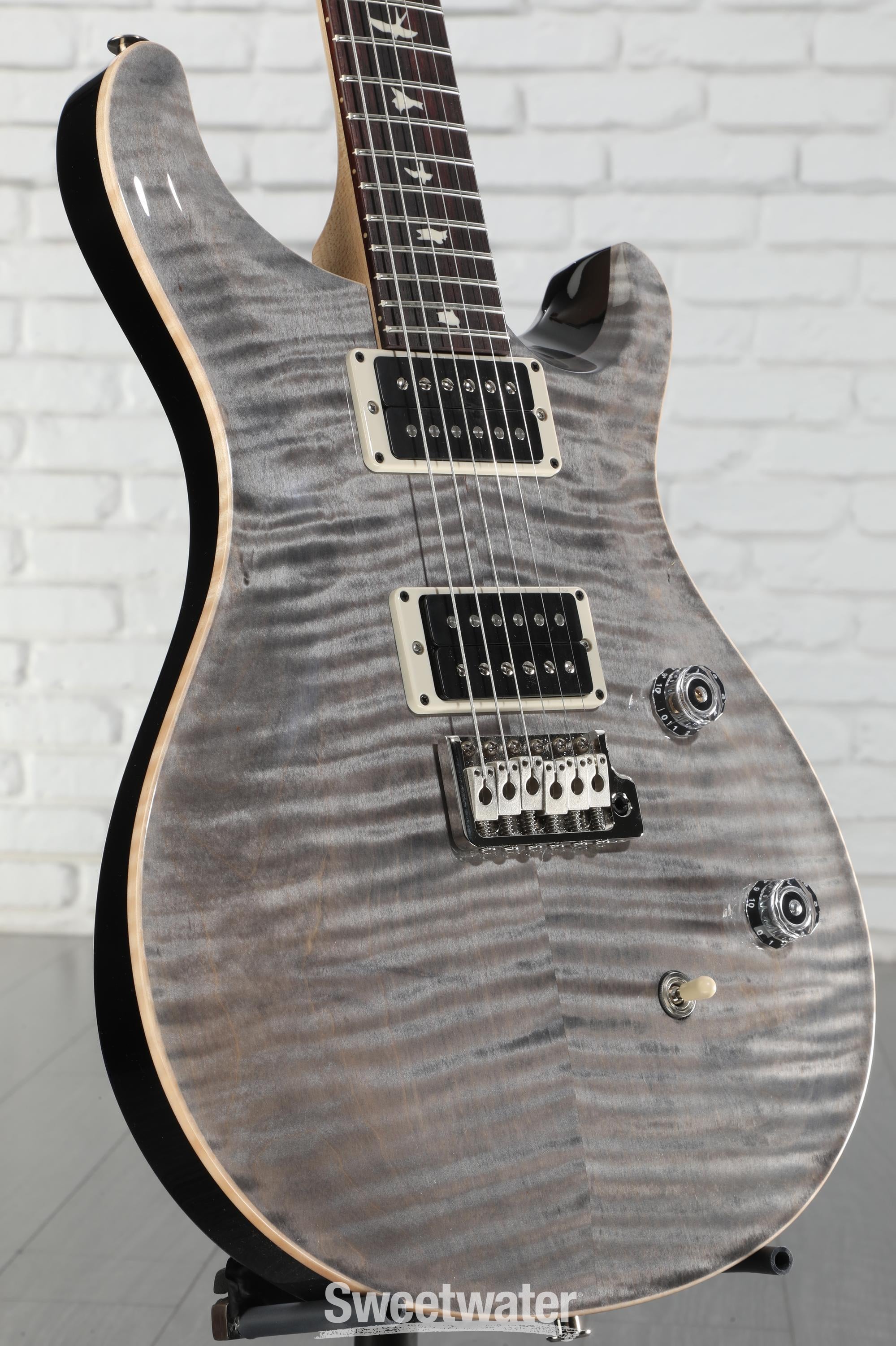 ギター PRS CE MAPLE 24 GRAY BLACK PRS CE 24 Electric Guitar - Gray Black | Sweetwater