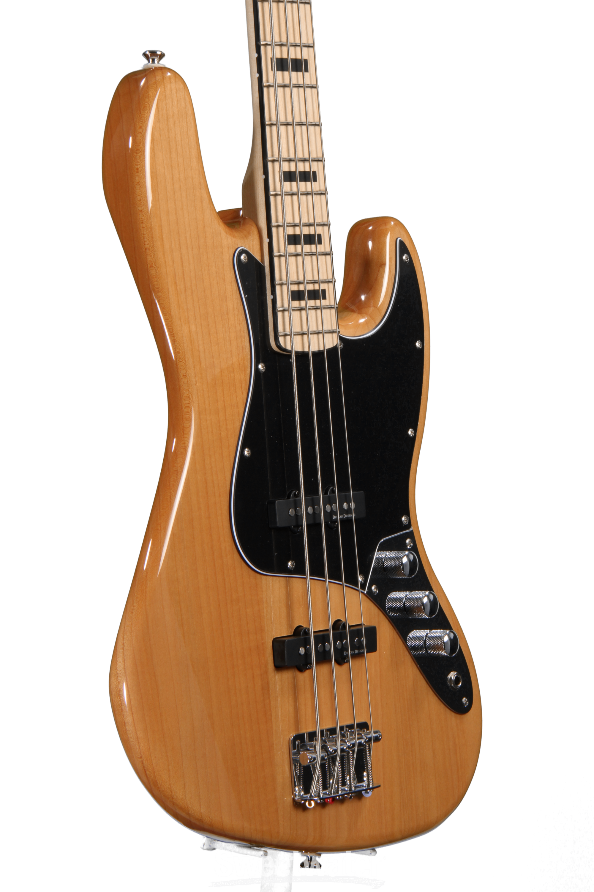 Squier Vintage Modified Jazz Bass   Natural Reviews   Sweetwater
