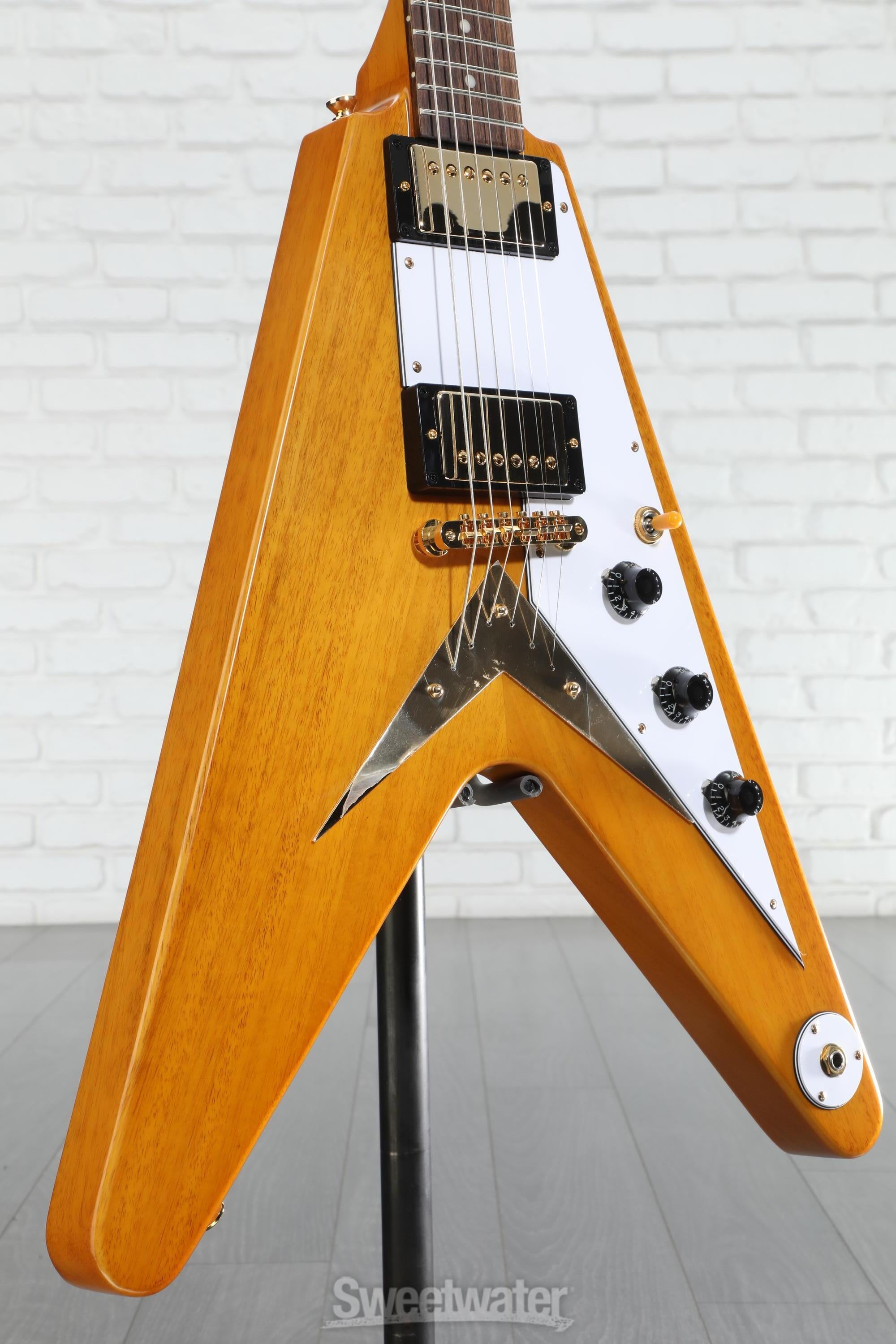 Epiphone 1958 Korina Flying V Electric Guitar - Natural