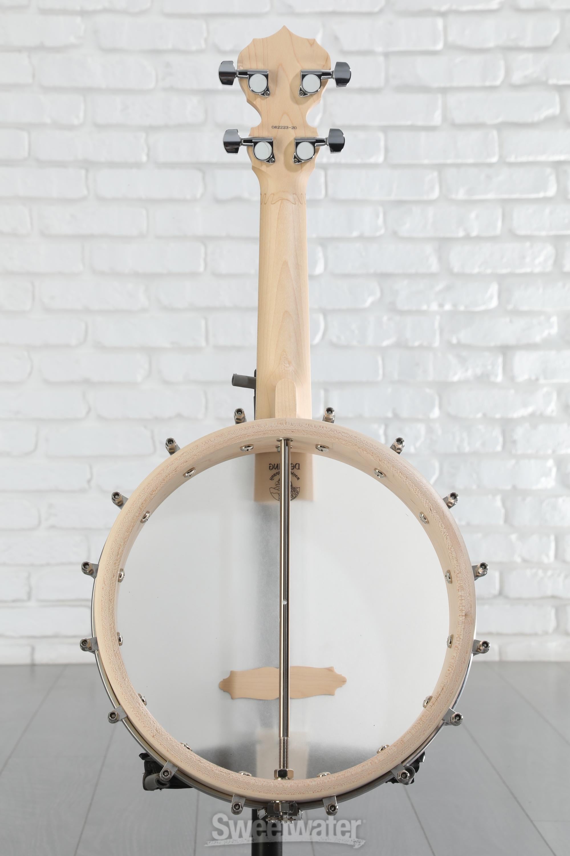 Deering Goodtime Left-handed Concert Banjo Ukulele - Blonde