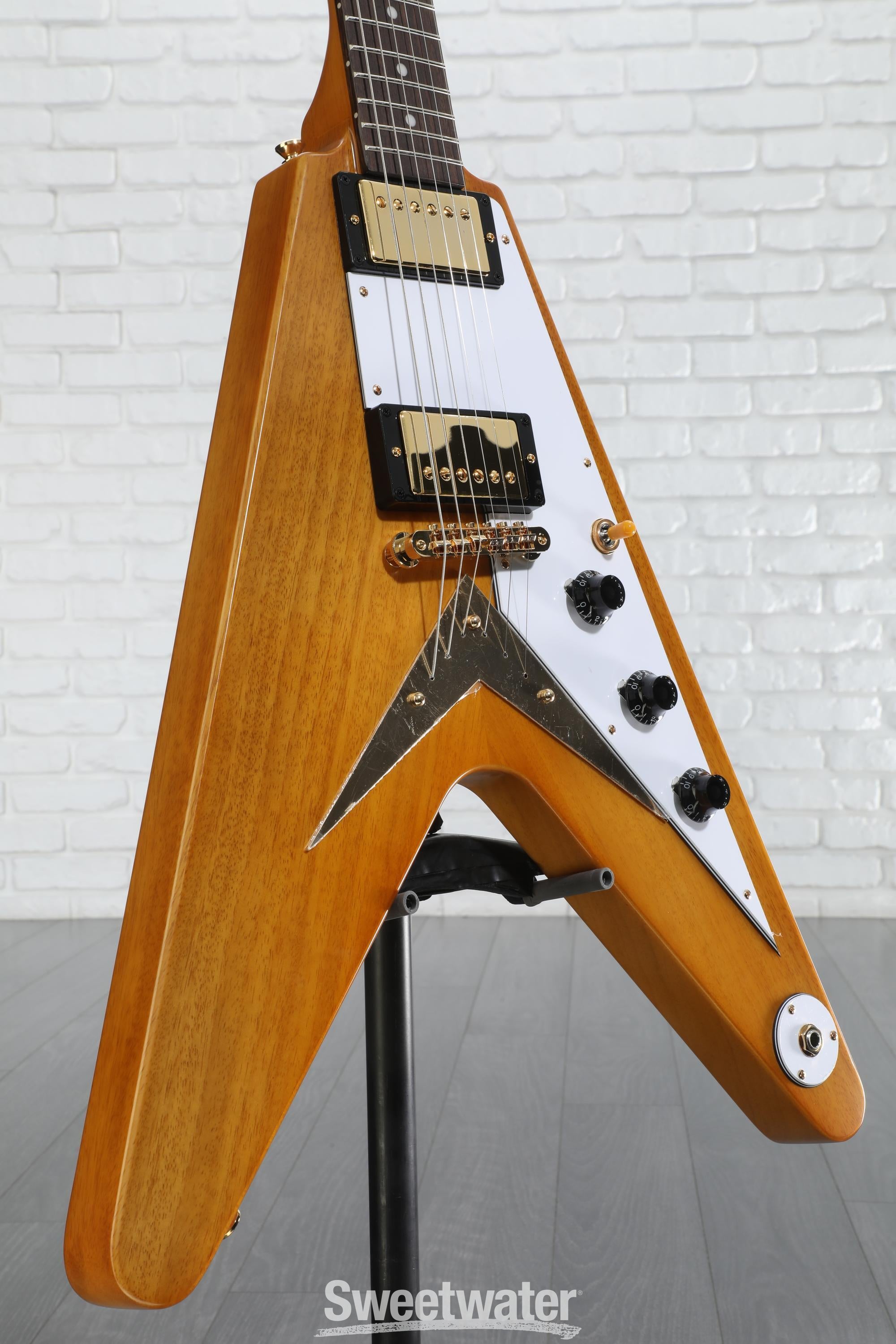 Epiphone 1958 Korina Flying V Electric Guitar - Natural