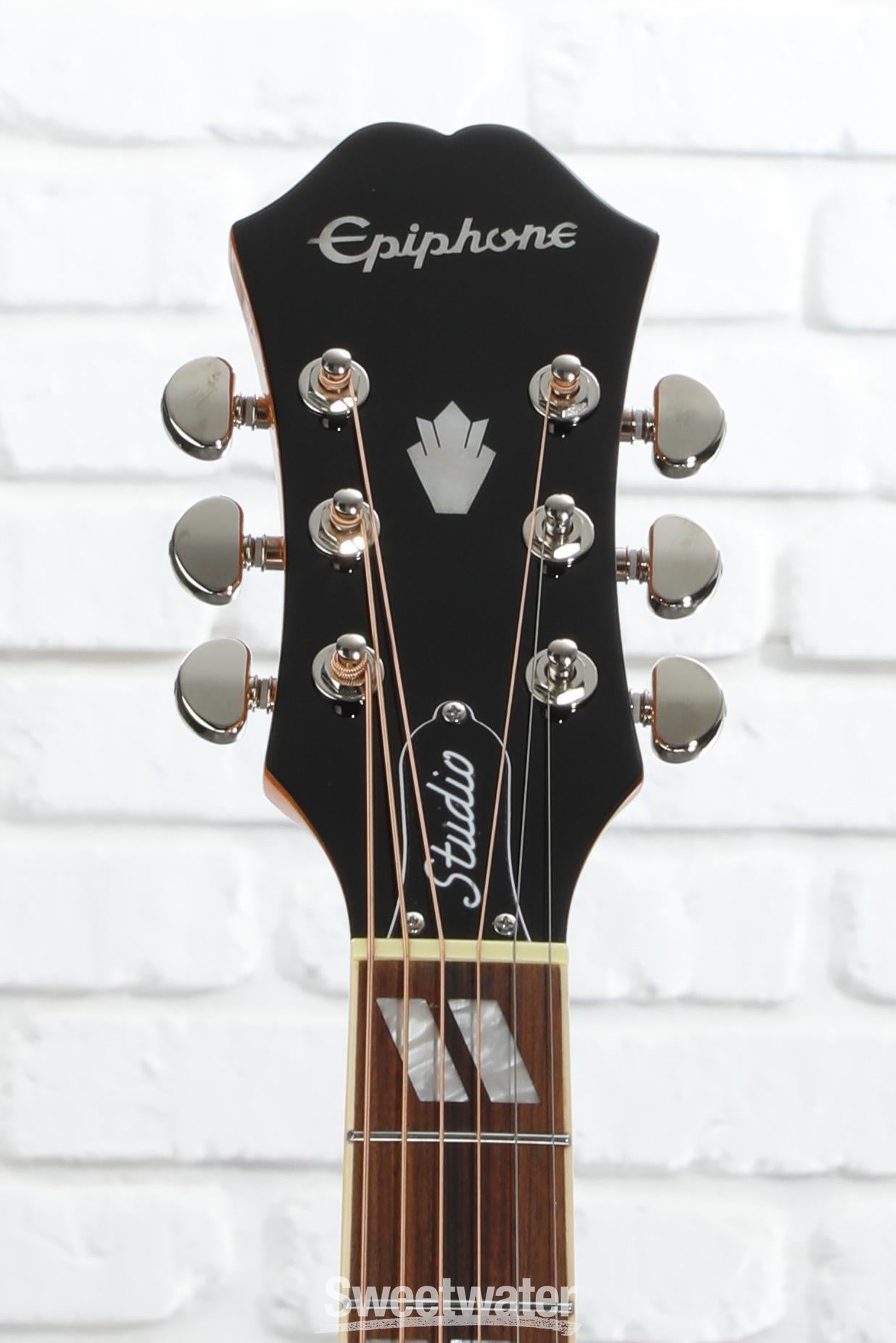 Epiphone Dove Studio Acoustic-electric Guitar - Violin Burst
