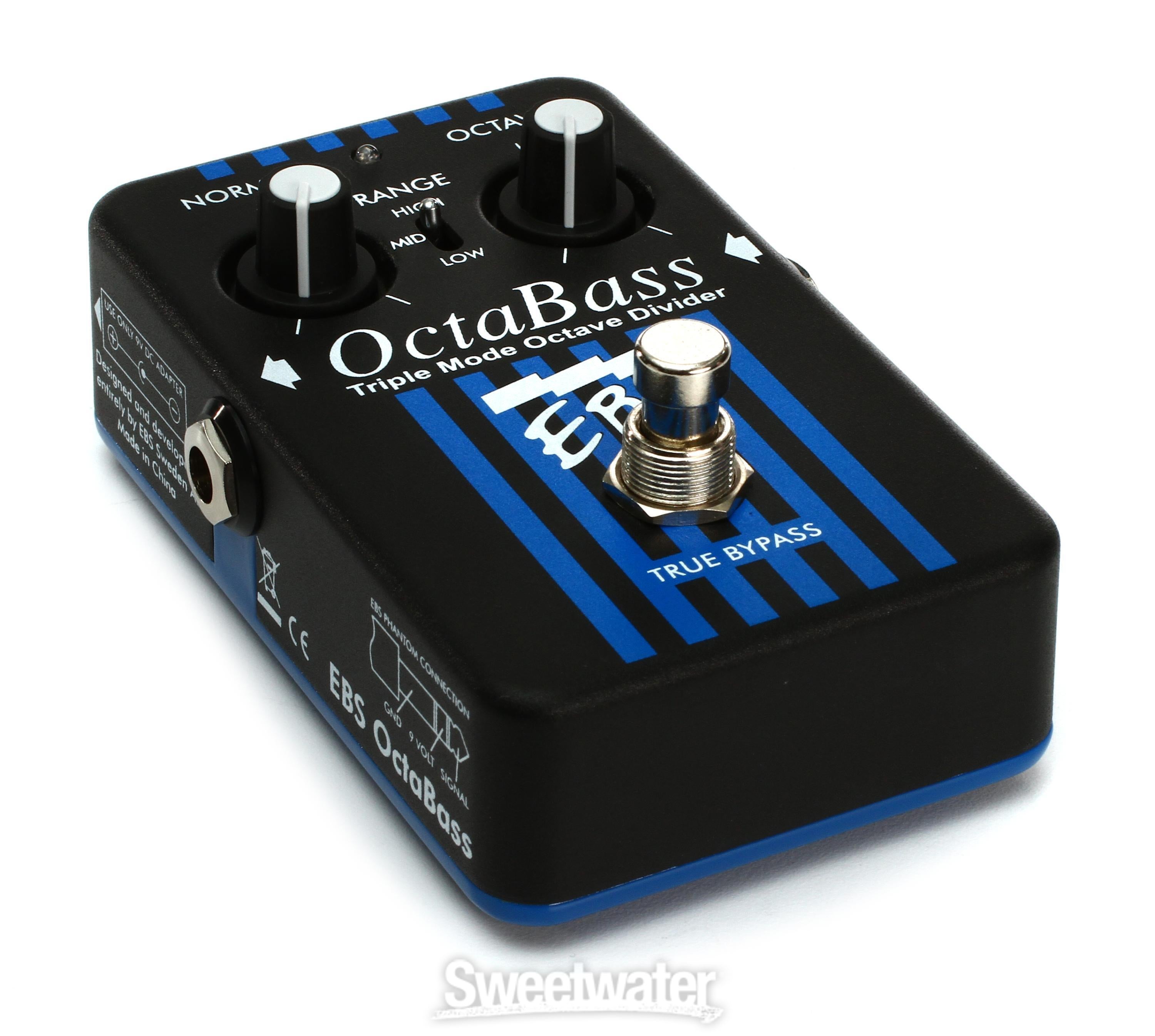 EBS OctaBass Octave Divider Pedal Reviews | Sweetwater