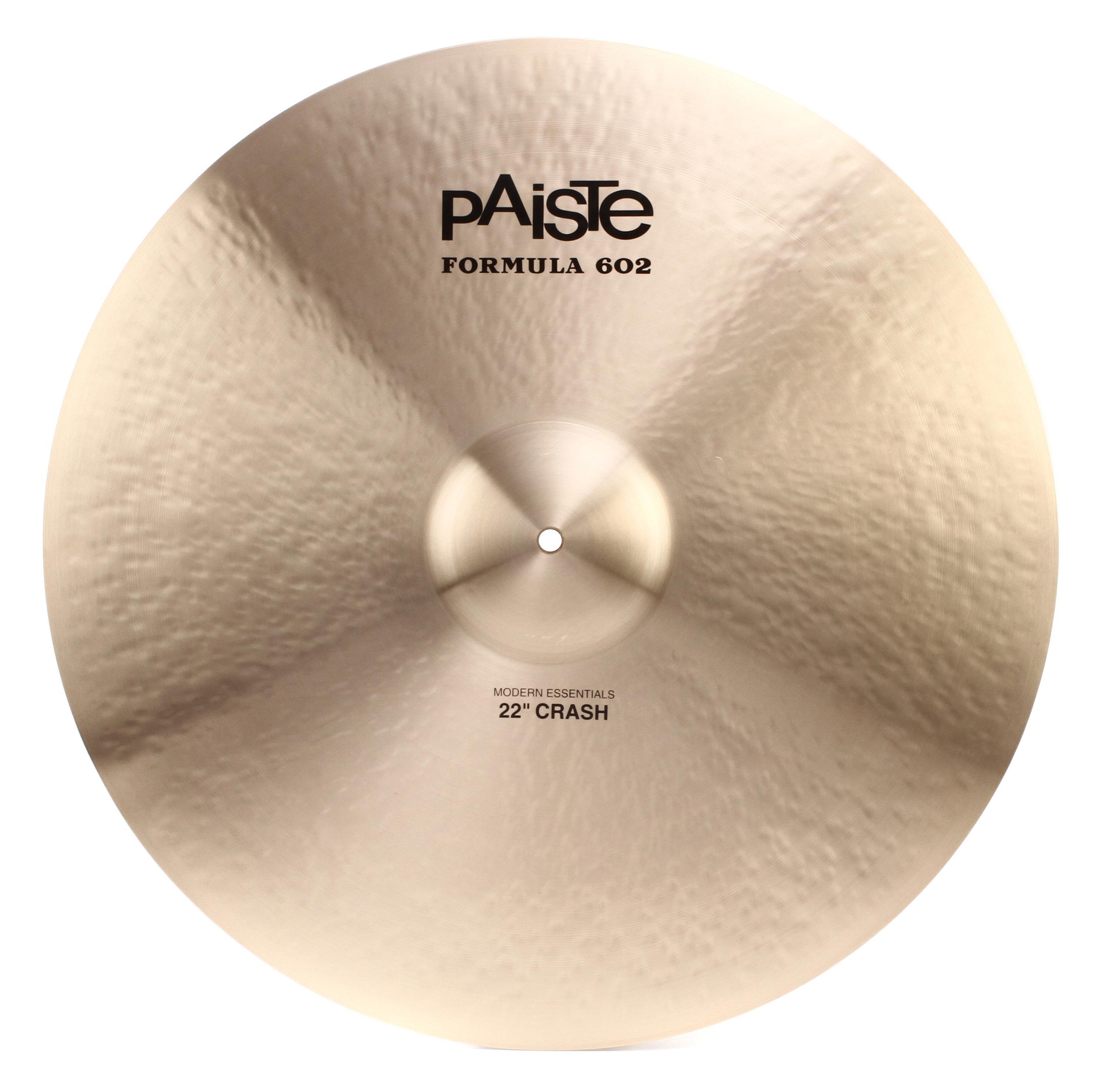 Paiste 22 inch Formula 602 Modern Essentials Crash Cymbal