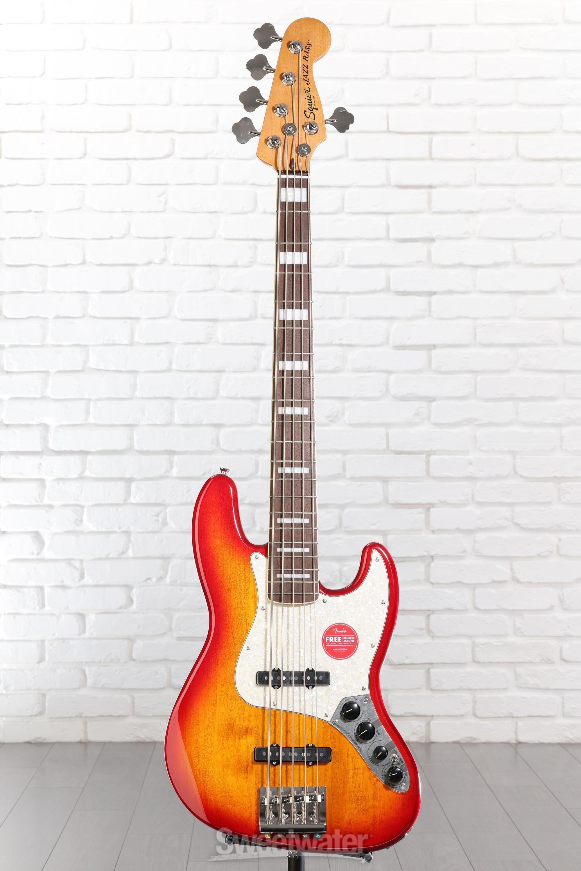 Squier Classic Vibe Active '70s Jazz Bass V - Sienna Sunburst
