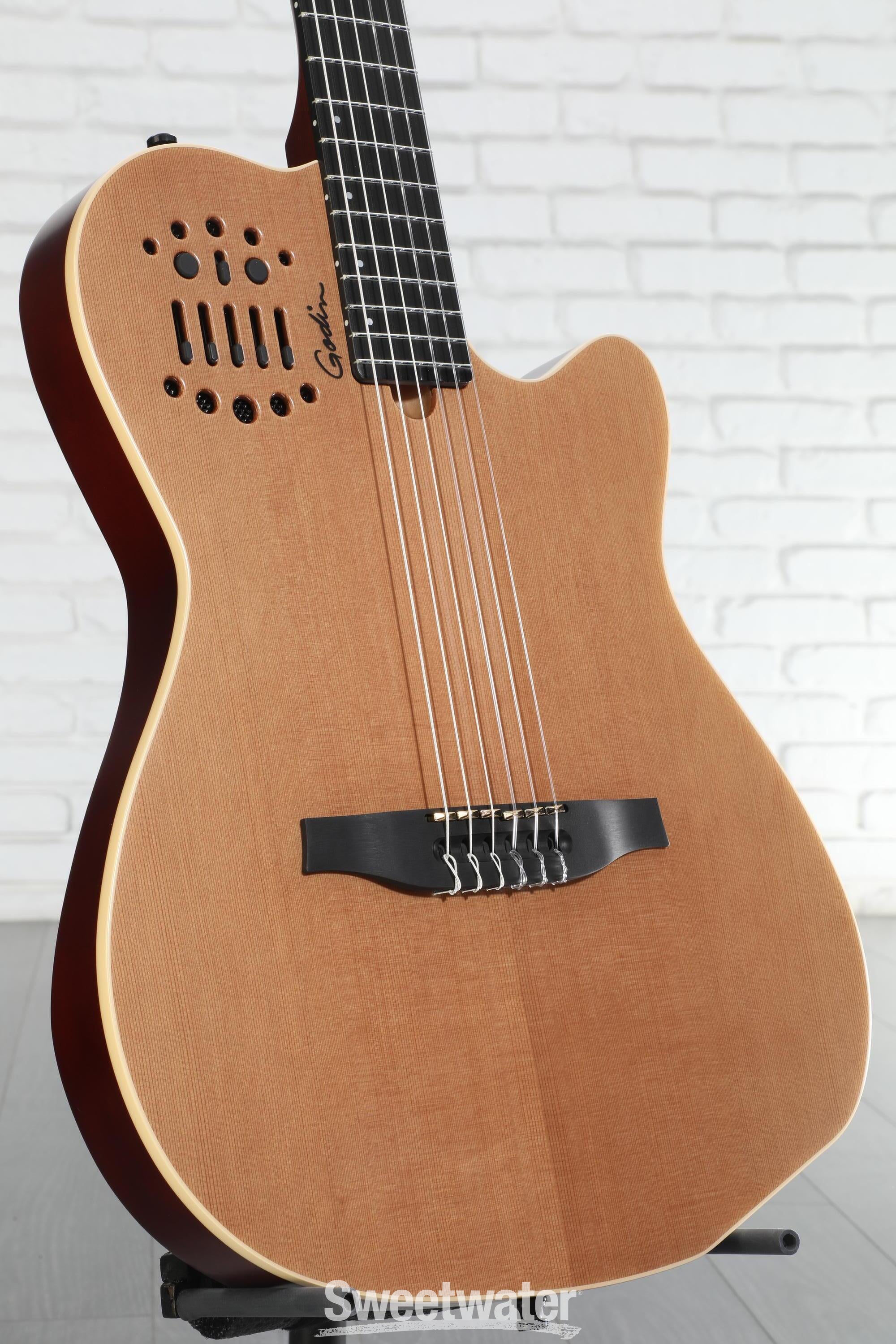 Godin ACS-SA Slim, Nylon String Acoustic-Electric Guitar - Natural