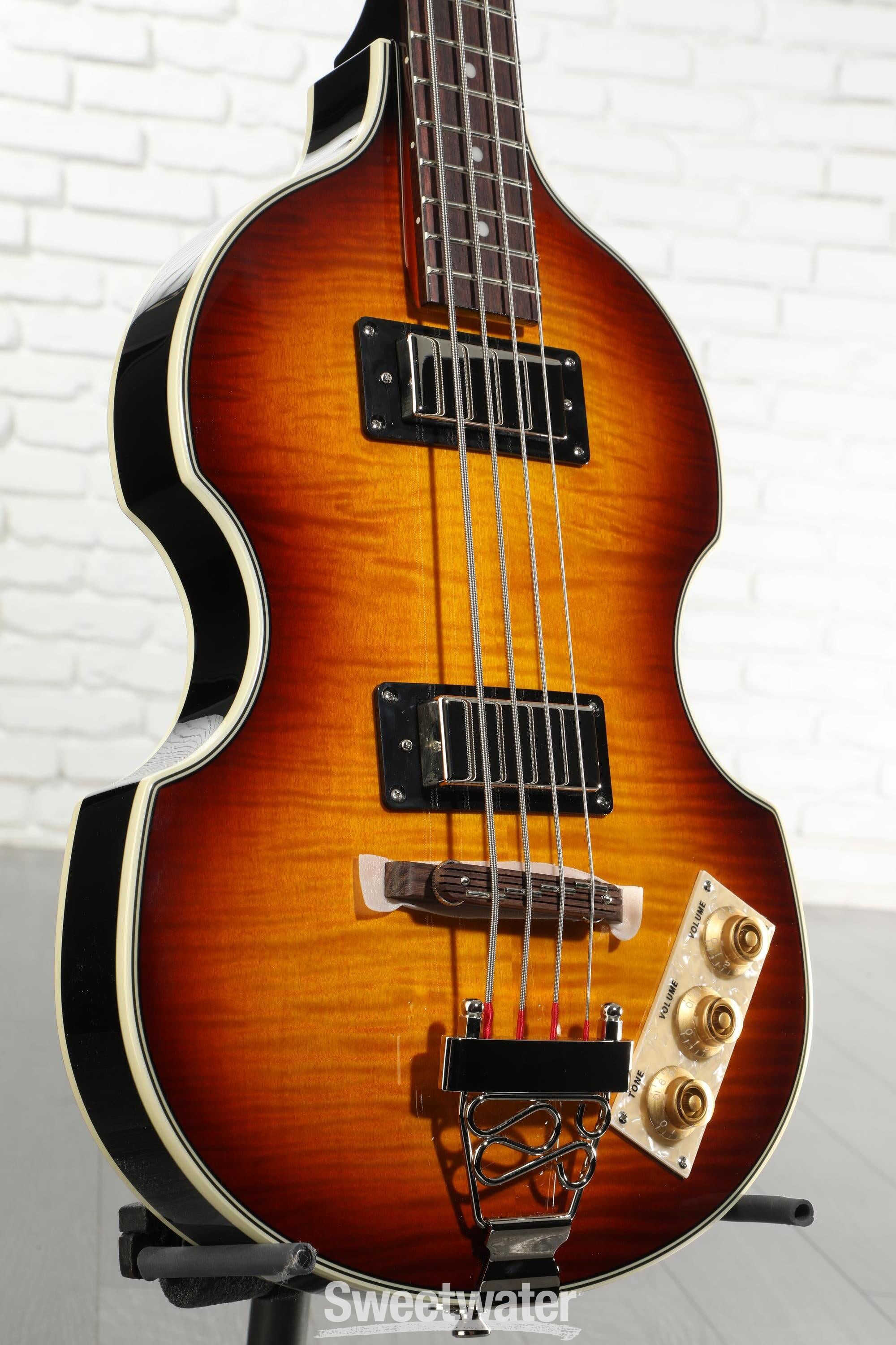【お値引交渉OK】【美品】Epiphone Viola Bass Epiphone Viola Bass - Vintage Sunburst | Sweetwater