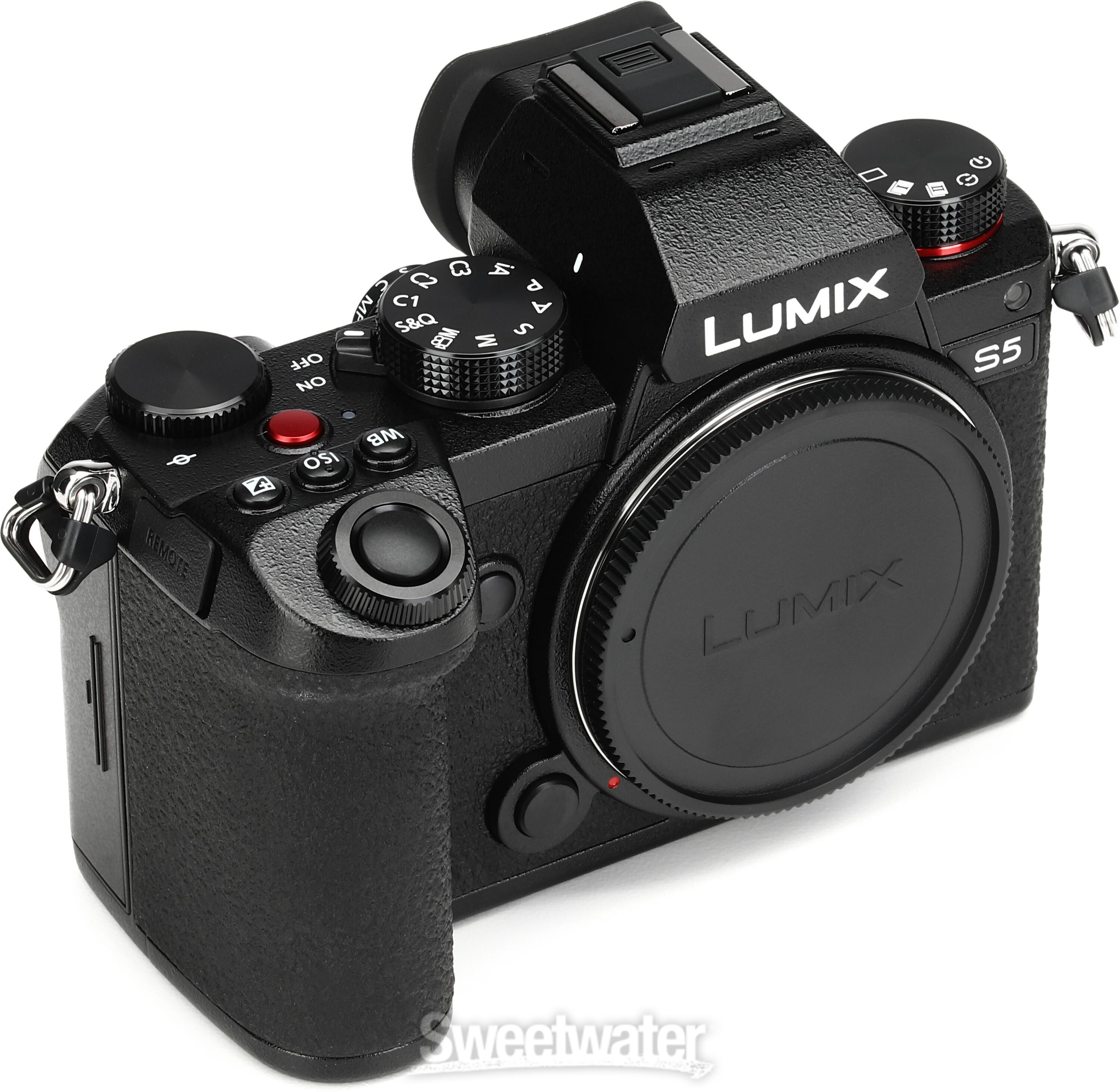  Panasonic LUMIX S5 Full Frame Mirrorless Camera, 4K 60P Video  Recording with S 20-60mm F3.5-5.6 Lens Kit (DC-S5KK) + S 85mm F1.8 L Mount  Interchangeable Lens (S-S85) Black : Electronics