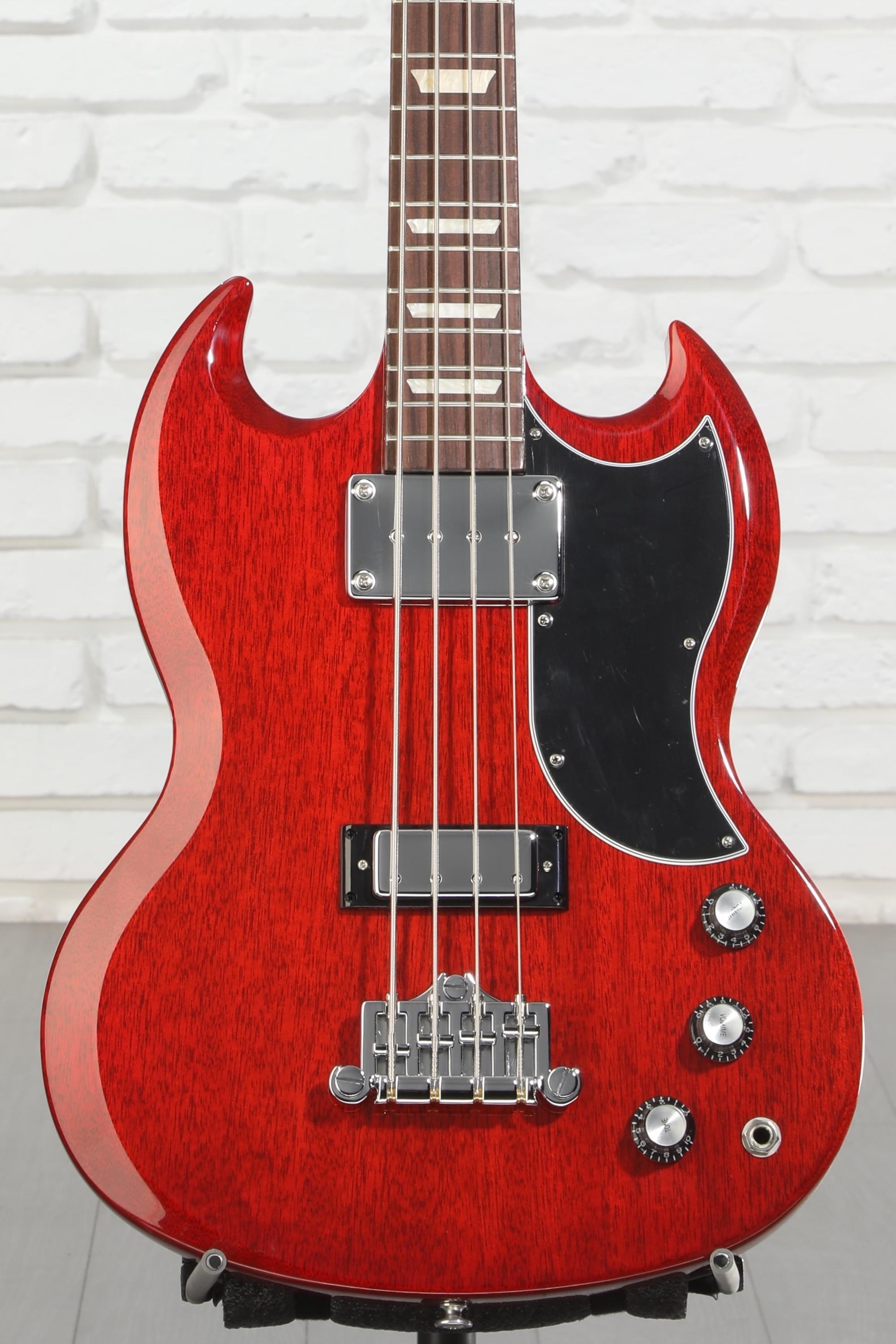 Gibson SG Bass エレキベース チェリーレッド Gibson Short Scale. Big Tone. Legendary Looks.