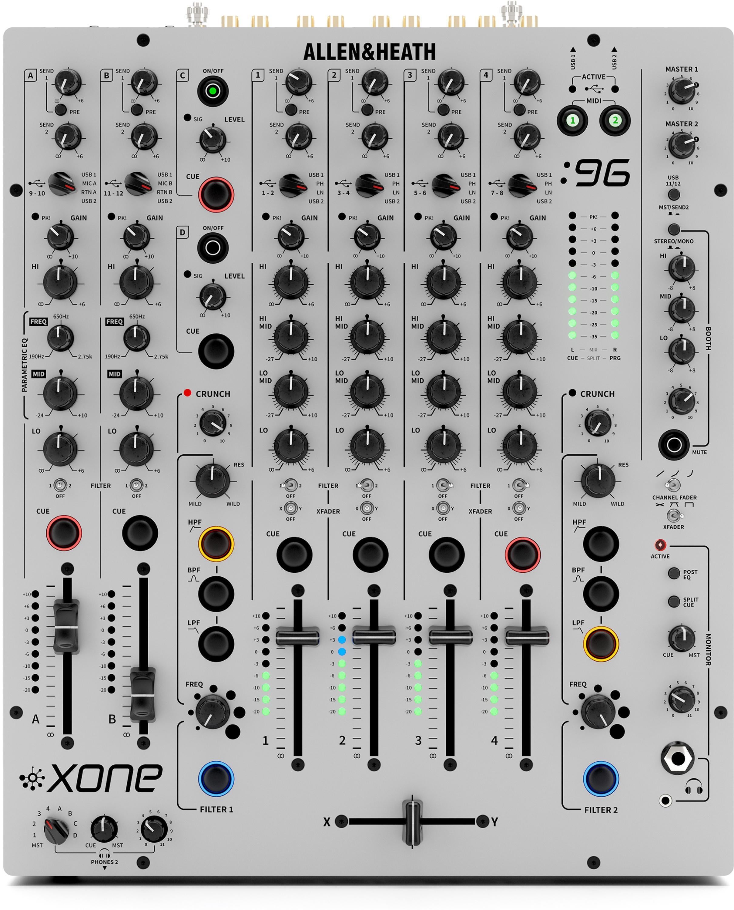 Allen  Heath Xone96 Analogue DJ Mixer with Audio Interface Sweetwater
