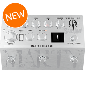 Tech 21 SansAmp Classic Tube Amp Emulator Pedal | Sweetwater Tech 21 SansAmp Classic Tube Amp Emulator Pedal | Sweetwater