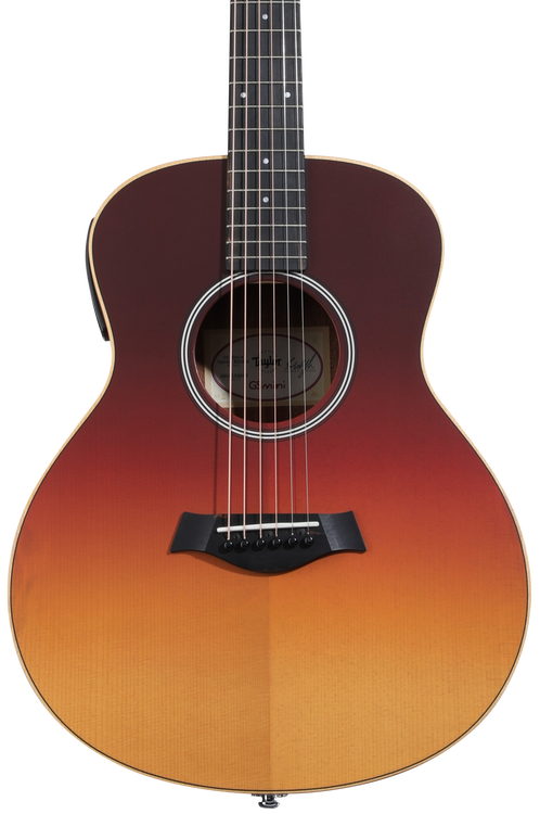 Taylor GSmini アコースティックギター スプルーストップ GS Mini-e Special Edition, Blue Burst Layered Sapele
