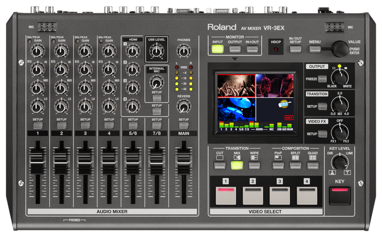 Roland VR3-EX - AV Mixer w/ Web Streaming Reviews | Sweetwater