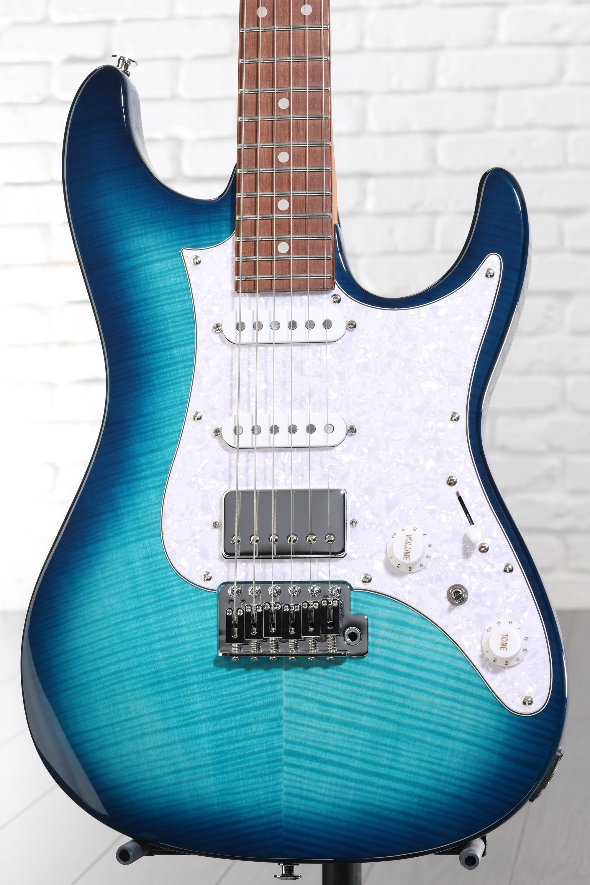 Ibanez Standard AZ22S1F Electric Guitar - Transparent Turquoise