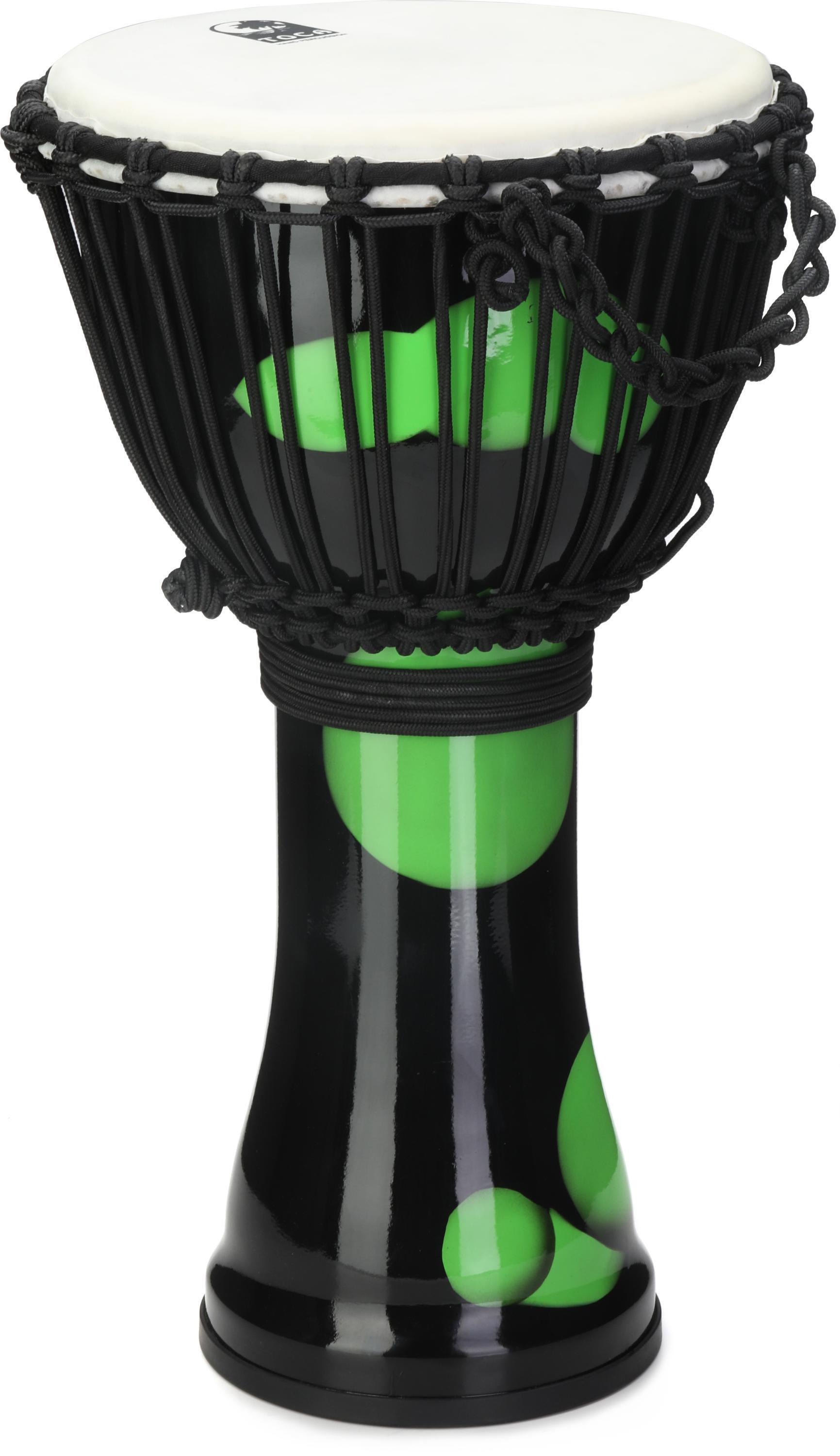 Toca Percussion Magma Freestyle Djembe - 10 inch, Green | Sweetwater