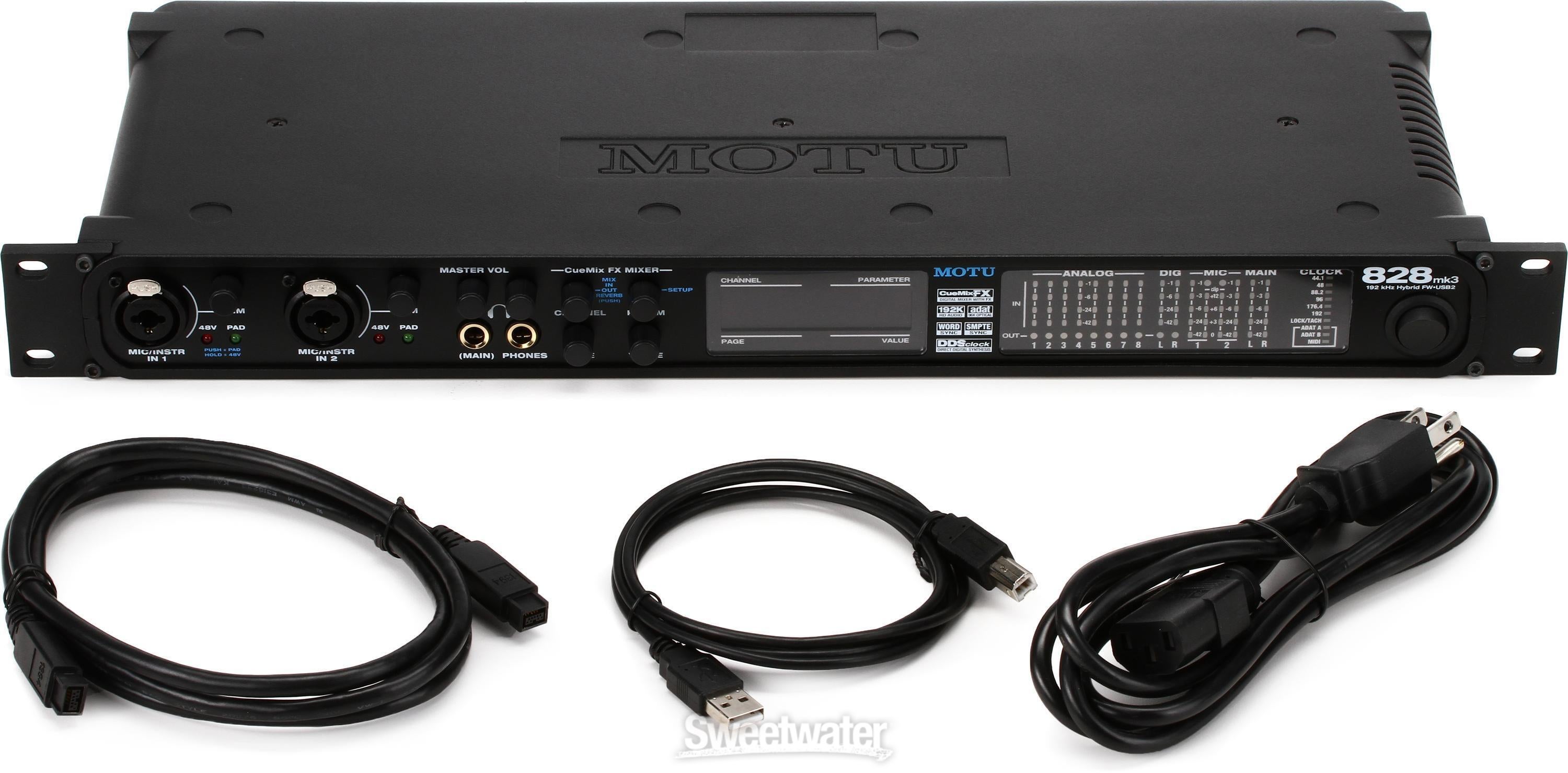 MOTU 828mk3 Hybrid Audio Interface