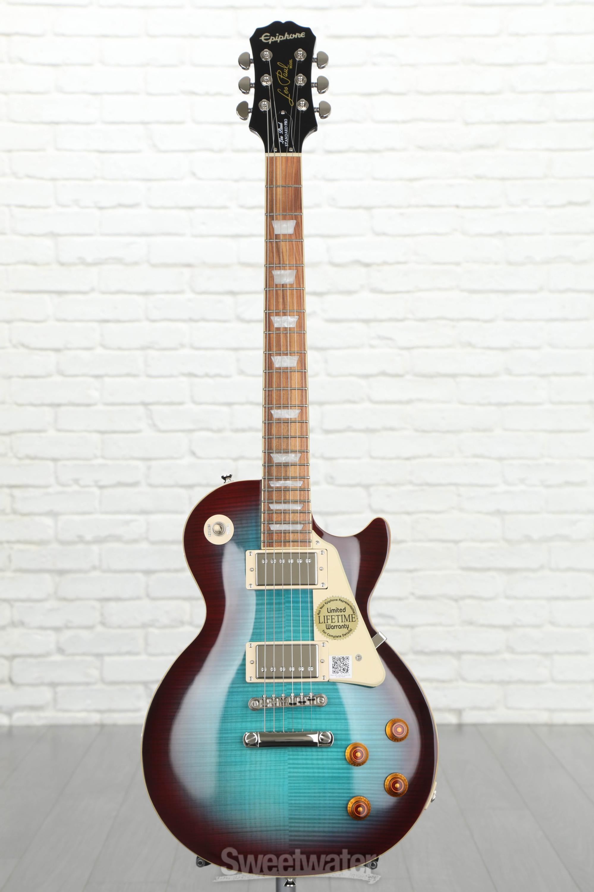 Epiphone Les Paul Standard Plustop Pro - Blueberry | Sweetwater