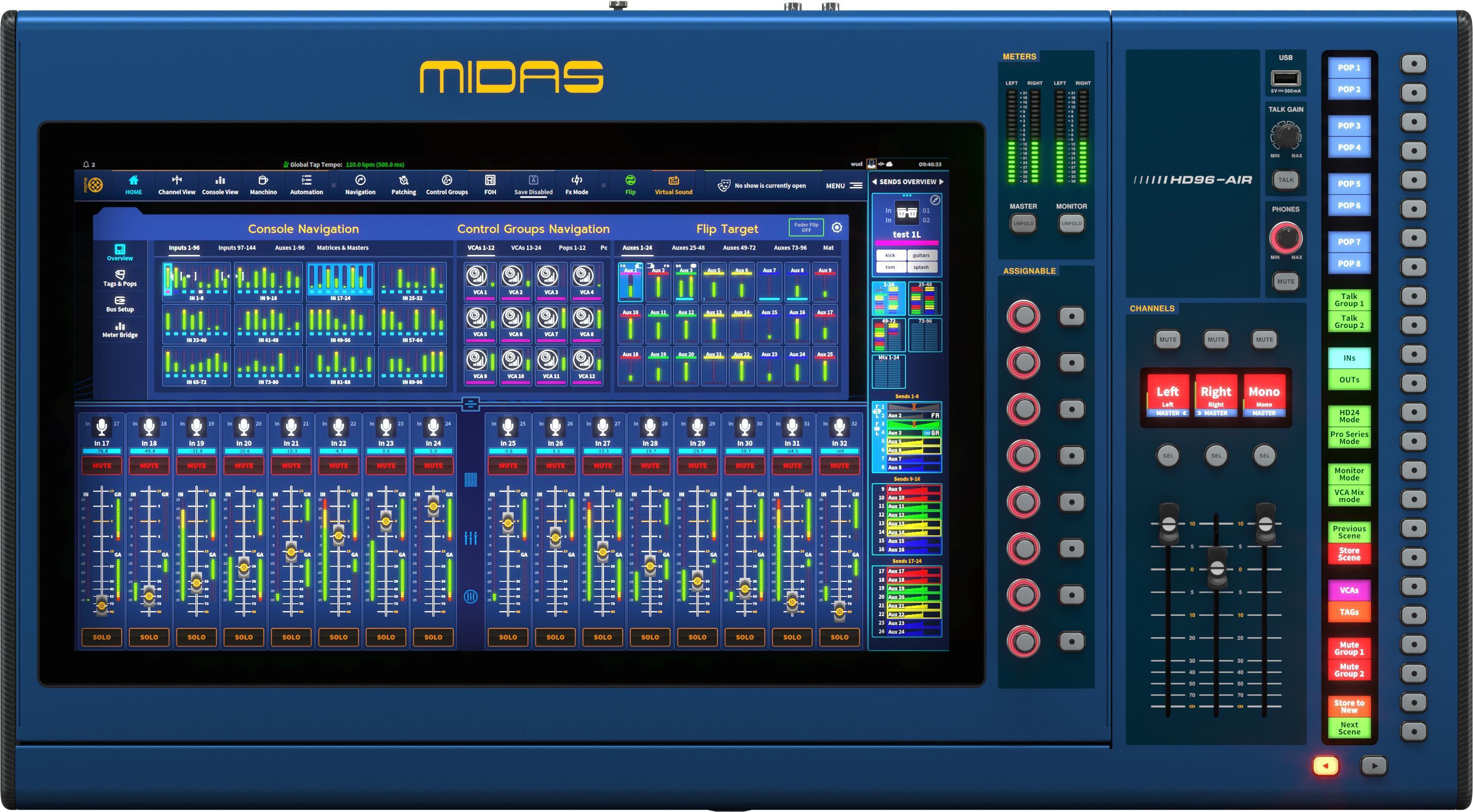 Midas Heritage D HD96-Air Digital Mixer Tour Pack | Sweetwater