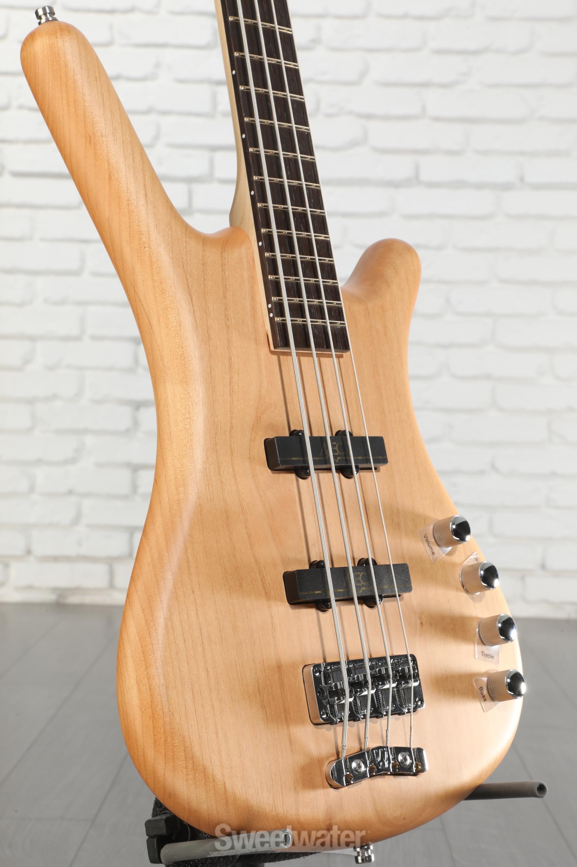 Warwick RockBass Corvette Basic Bass Guitar - Natural | Sweetwater