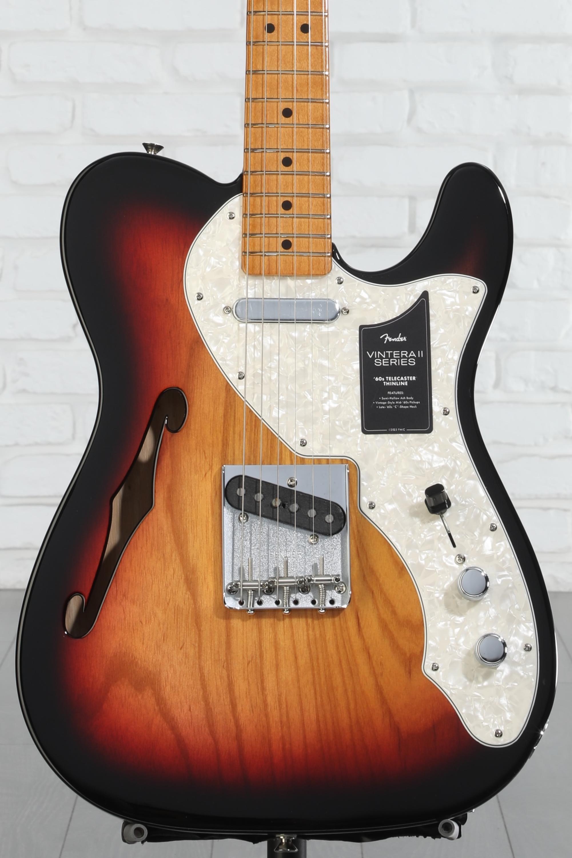 ギター Fender Vintera II60s Telecaster Thinline Fender Vintera II '60s Telecaster Thinline Electric Guitar 3
