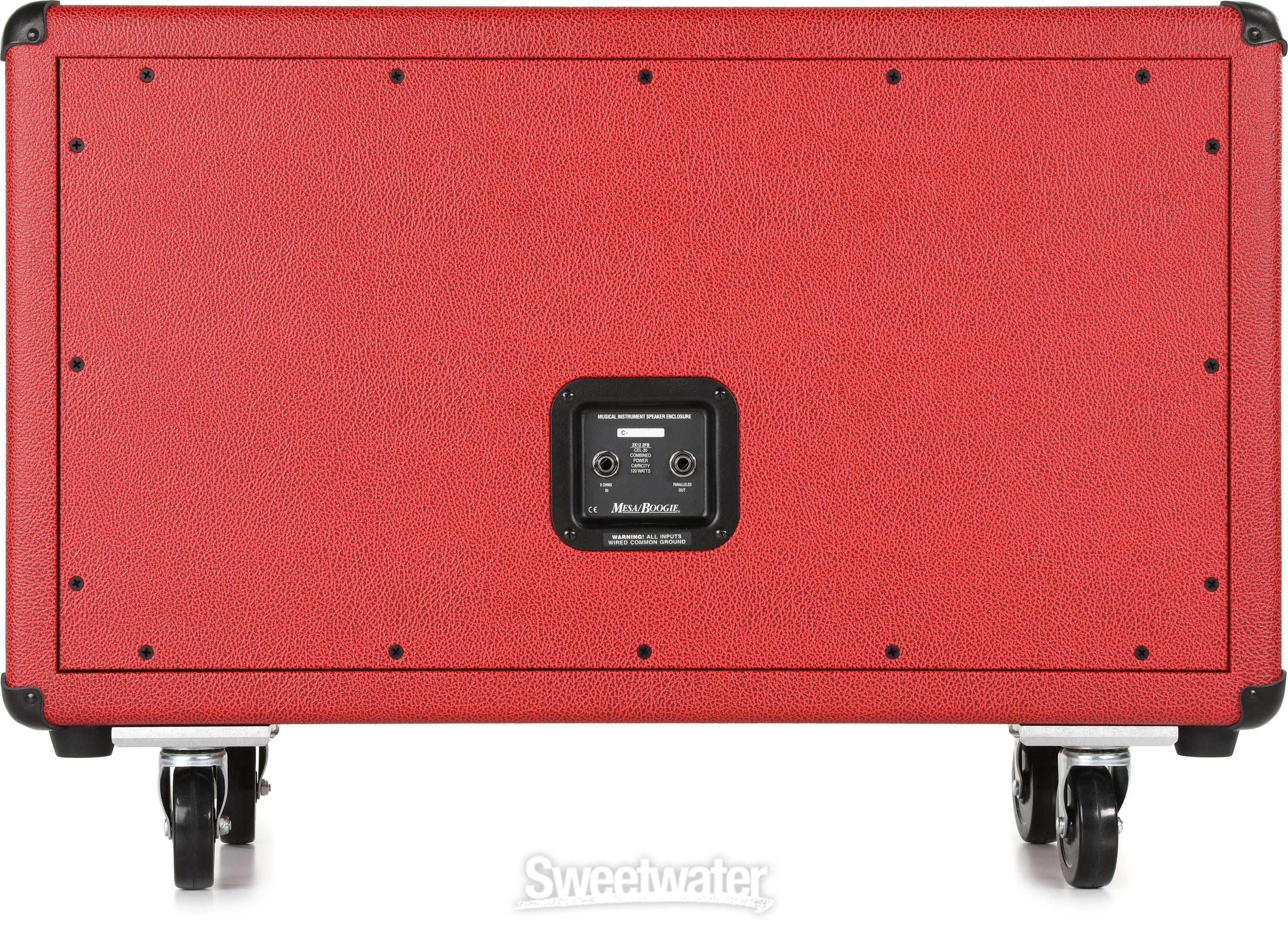 Mesa/Boogie Rectifier Horizontal 2 x 12-inch 120-watt Horizontal Extension  Cabinet - British Garnet Bronco