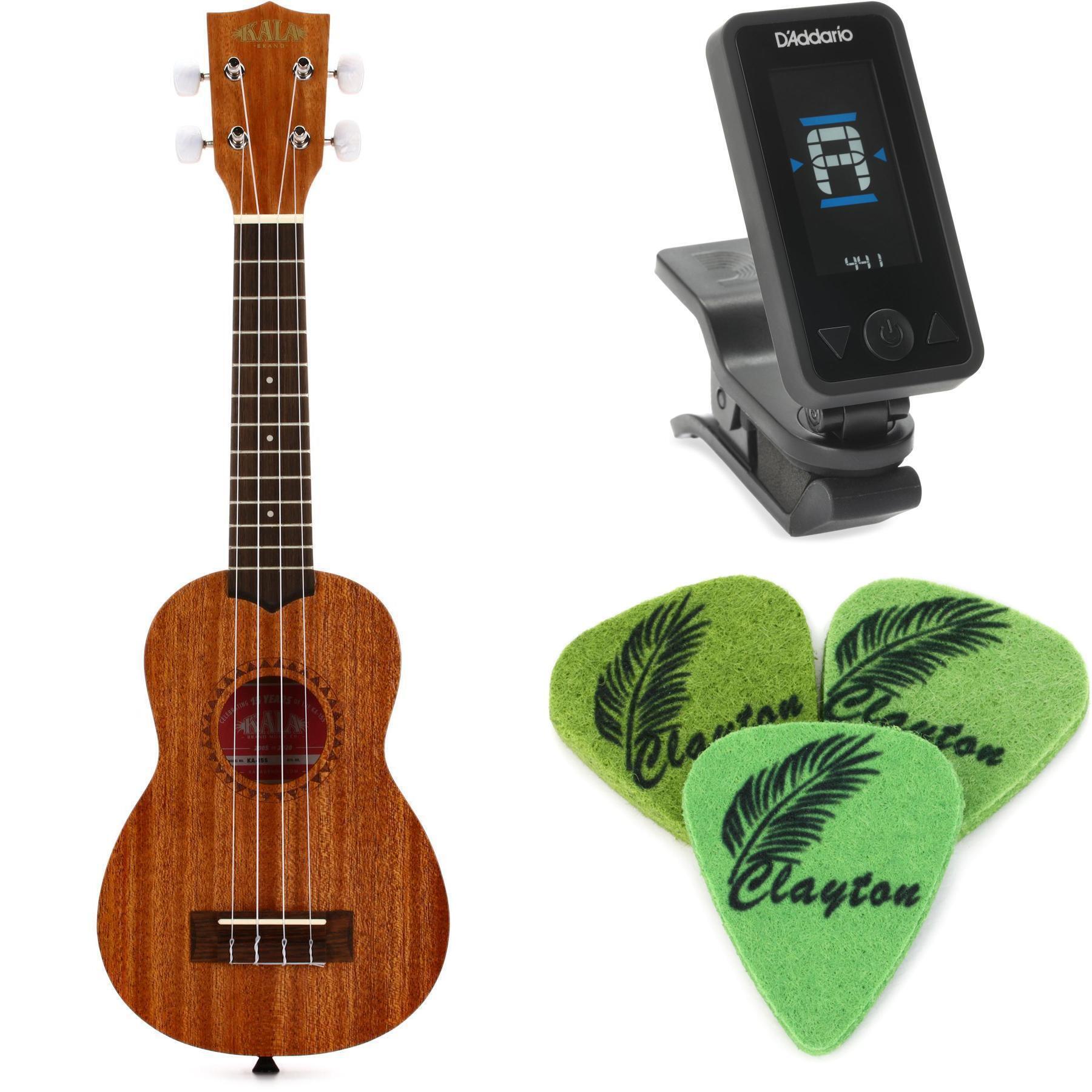 Photo of Kala KA-15S Soprano Ukulele Essentials Bundle - Satin Mahogany