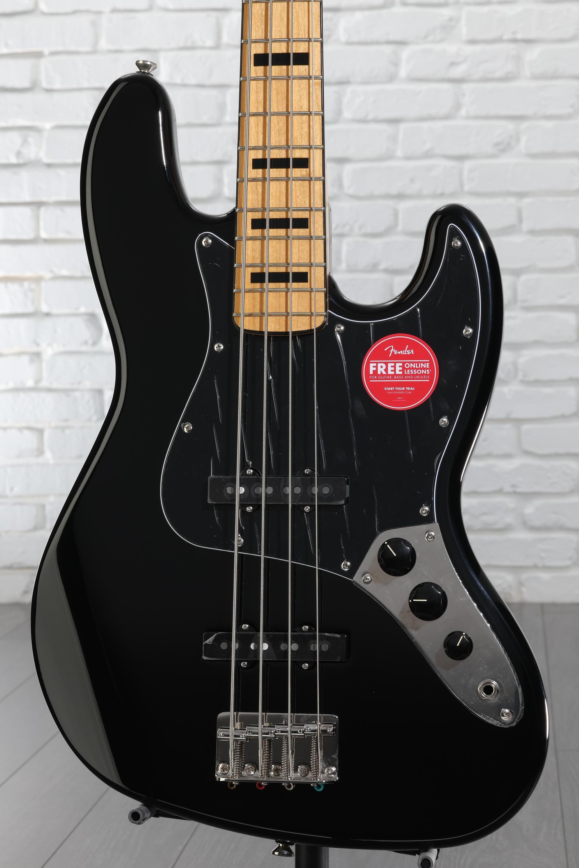 Squier Classic Vibe ’70s Jazz Bass Squier Classic Vibe '70s Jazz Bass - Black | Sweetwater