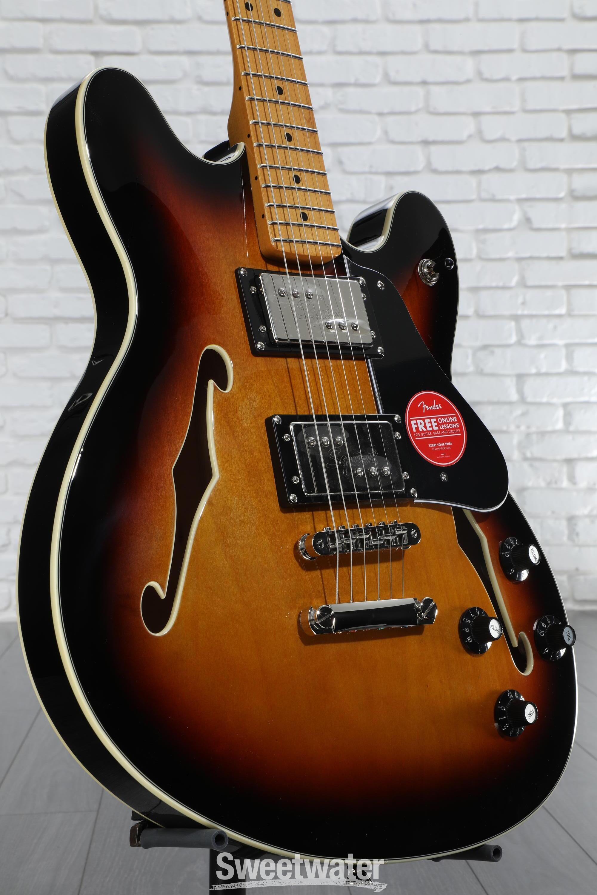 SQUIER STARCASTER 3sunburstで未使用に近い美品です。 Squier Classic Vibe Starcaster Semi-hollowbody Electric