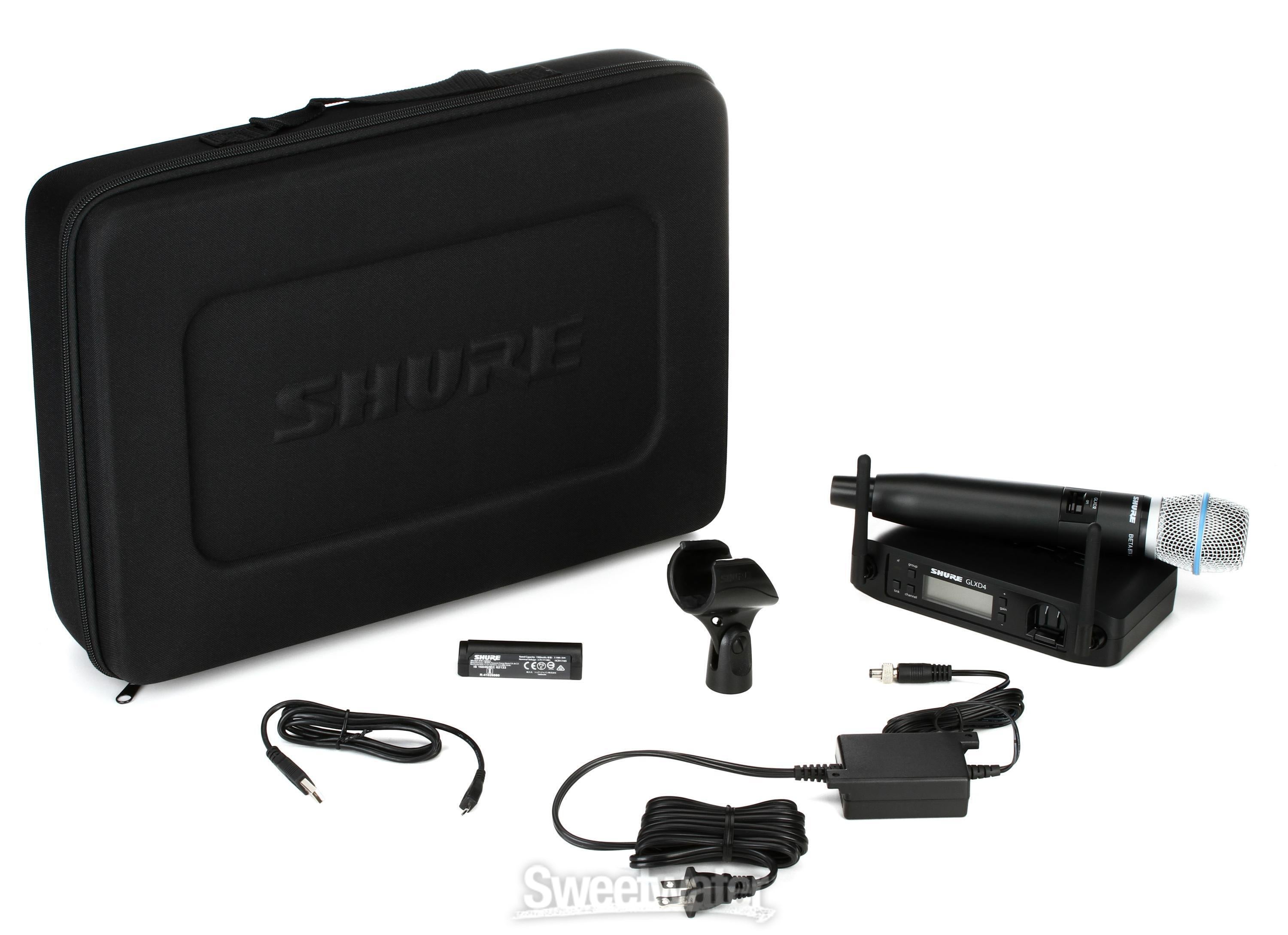 Shure GLXD24 B87A Digital Wireless Handheld Microphone System