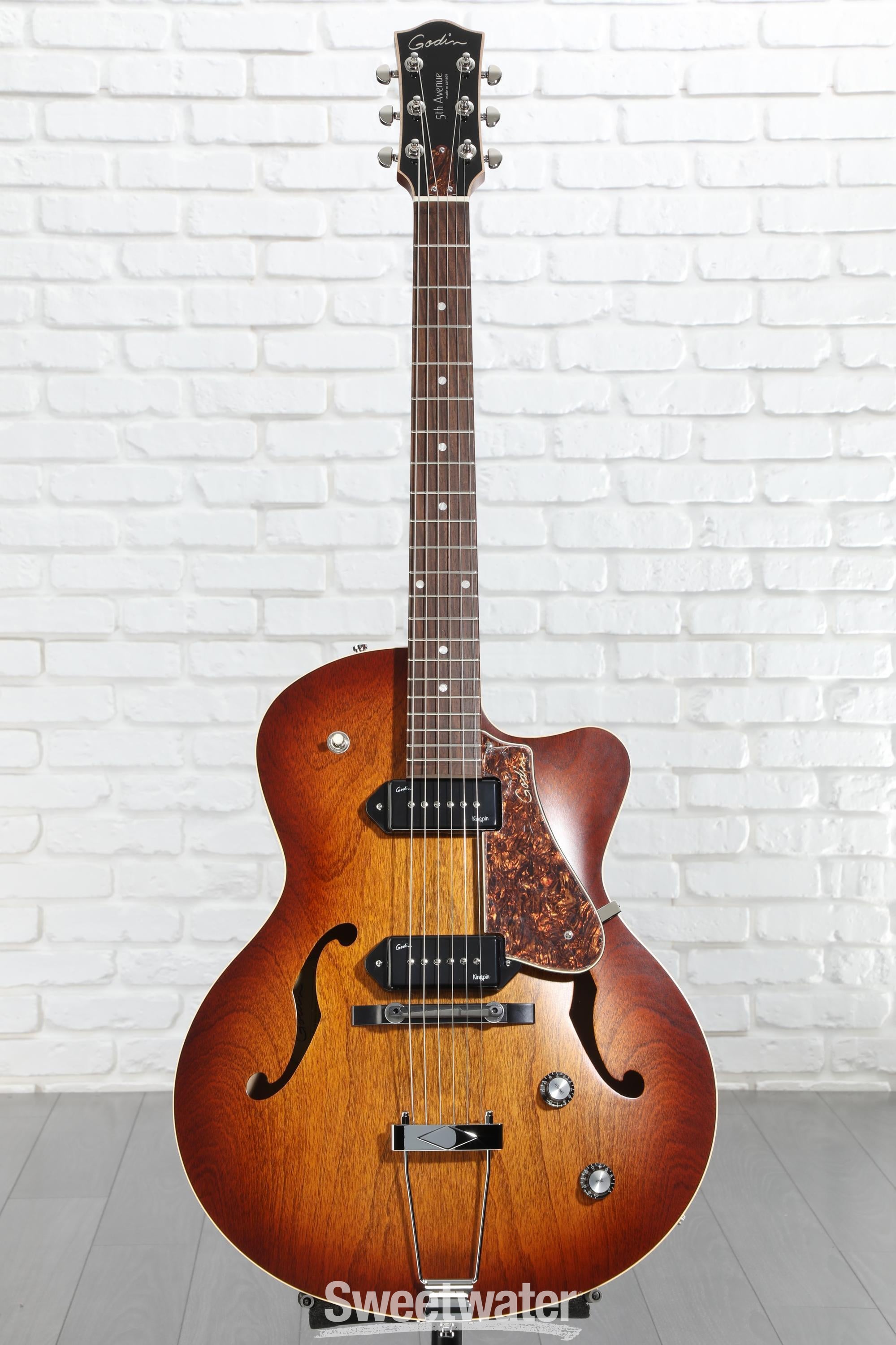 Godin 5th Avenue CW Kingpin II P90 Hollowbody Electric Guitar