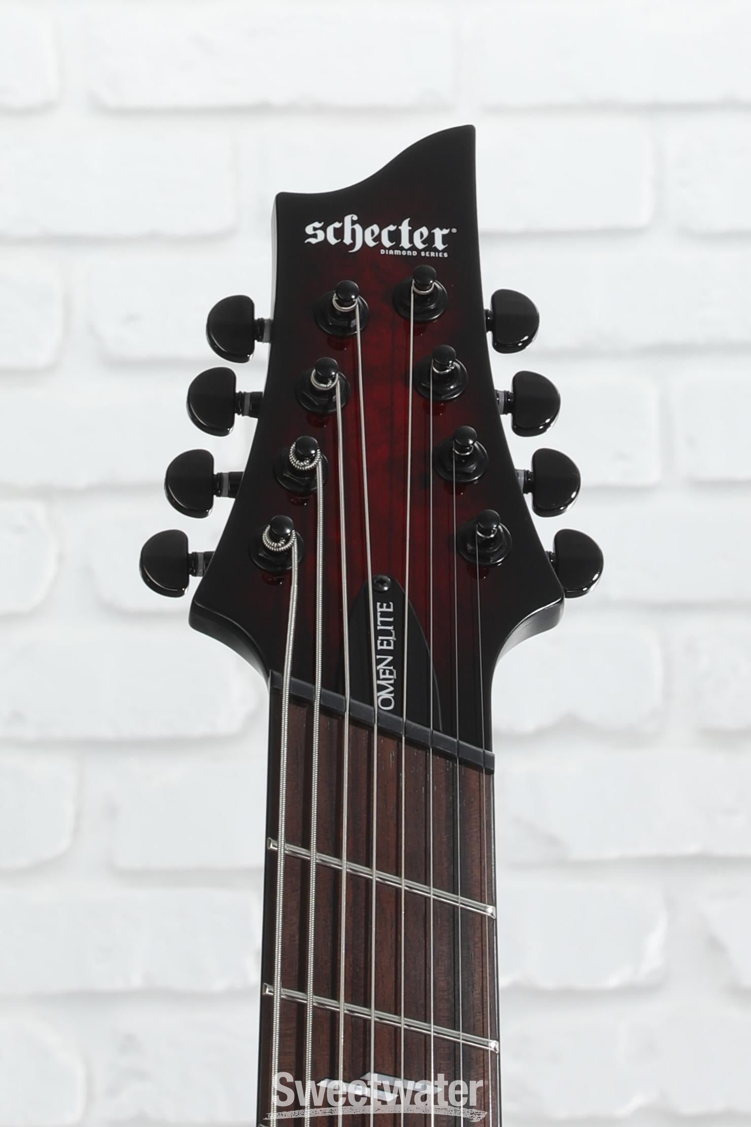 ギター Schecter AD-OMEN-8-L (BLK) Omen Elite-8 Multiscale