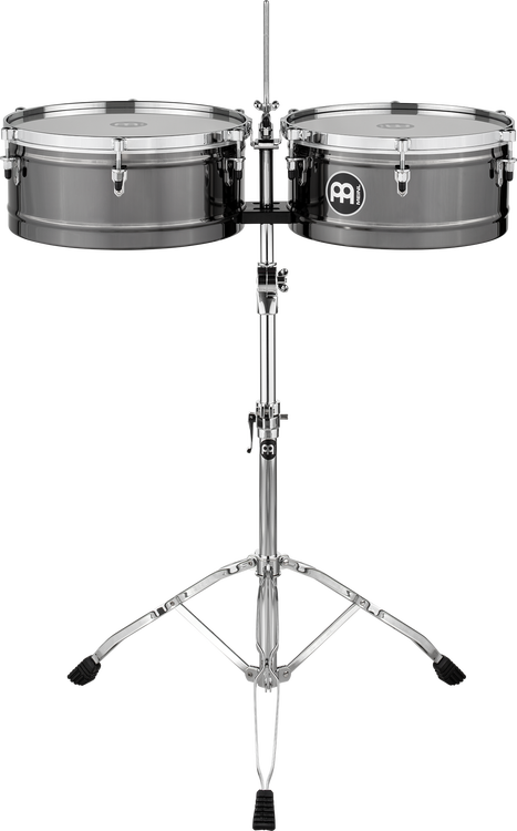 Meinl Percussion Marathon Series Timbales - Black Nickel | Sweetwater