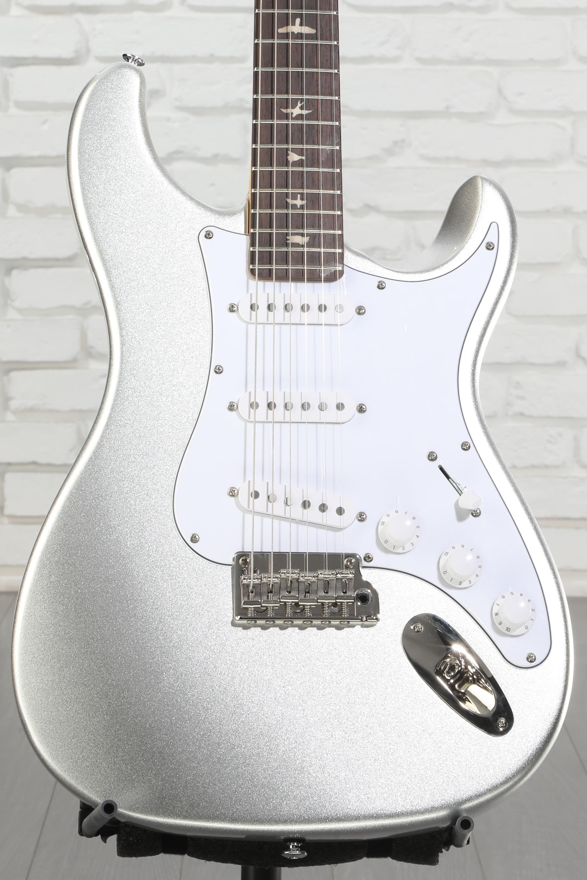 PRS SE Silver Sky Electric Guitar - Platinum Spark, Sweetwater