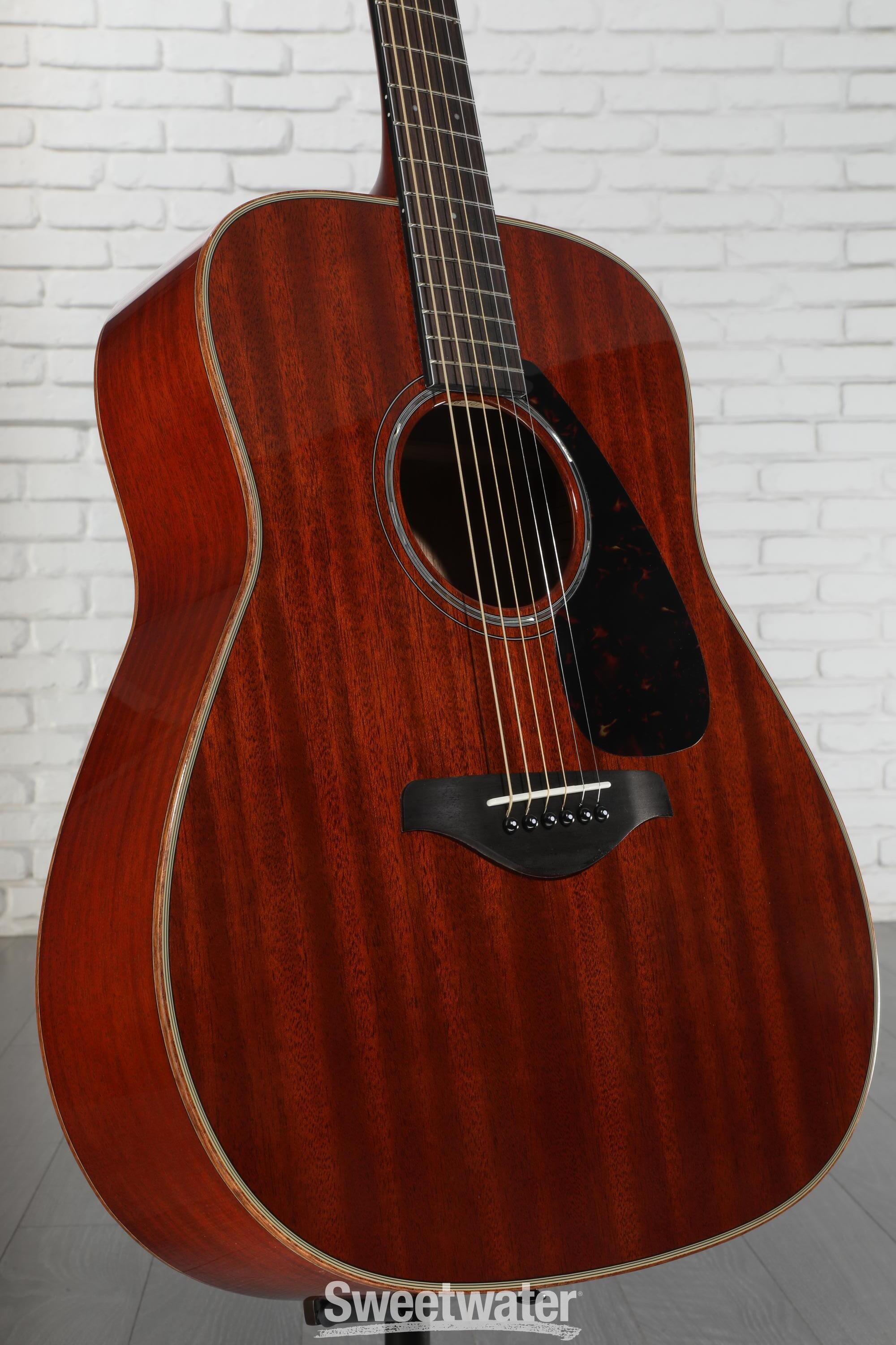 Yamaha FG850 Dreadnought Acoustic Guitar - Natural | Sweetwater