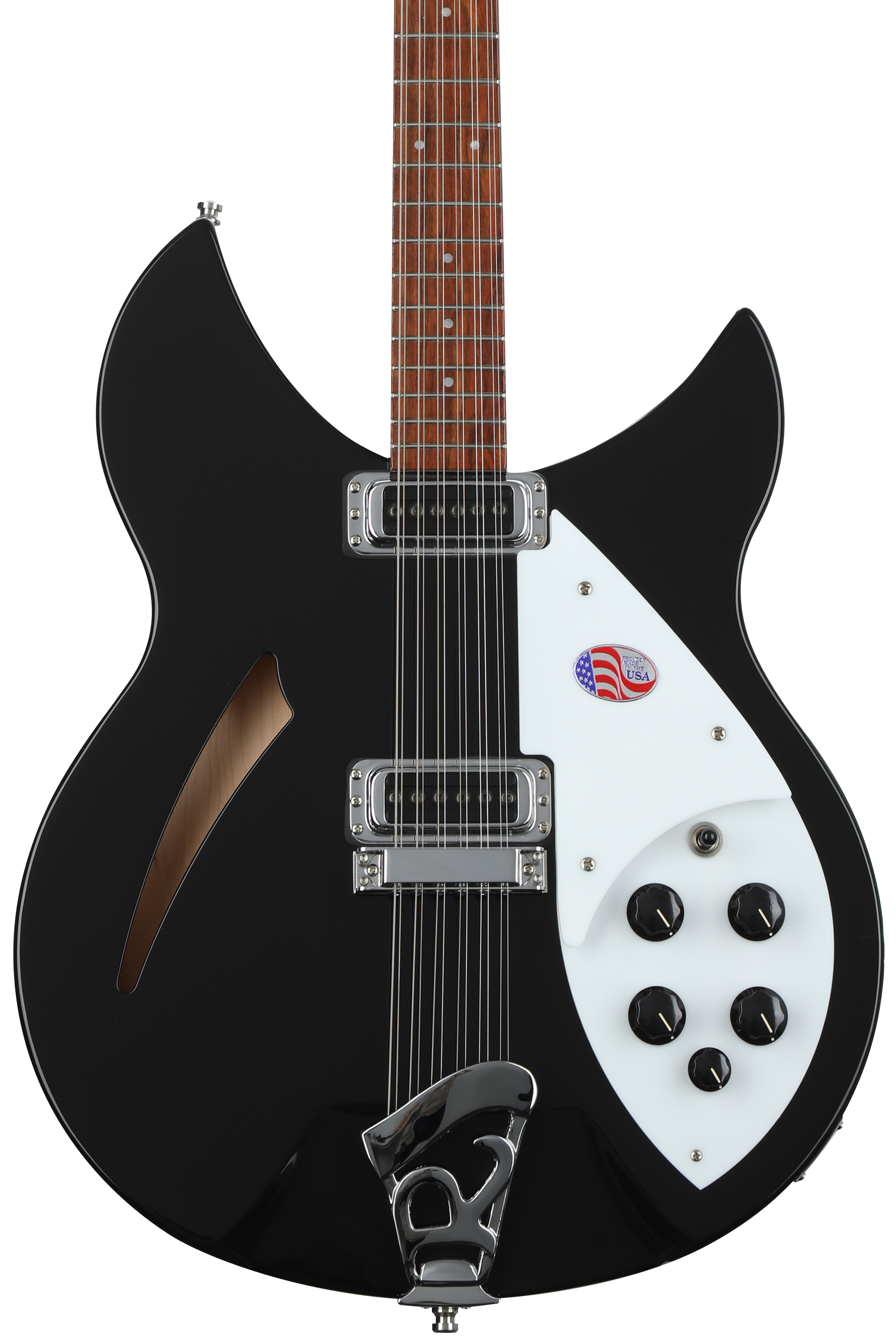 Rickenbacker 330/12 Semi-hollow 12-string Electric Guitar - Jetglo