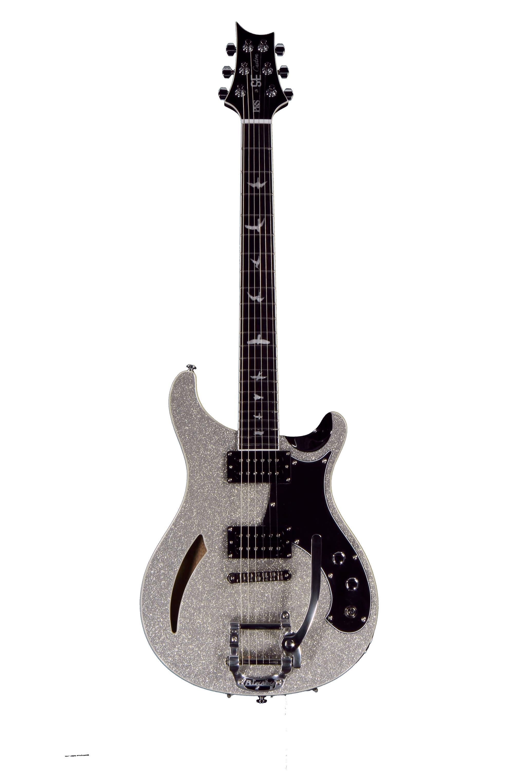 PRS SE Hollowbody LTD - Silver Sparkle | Sweetwater