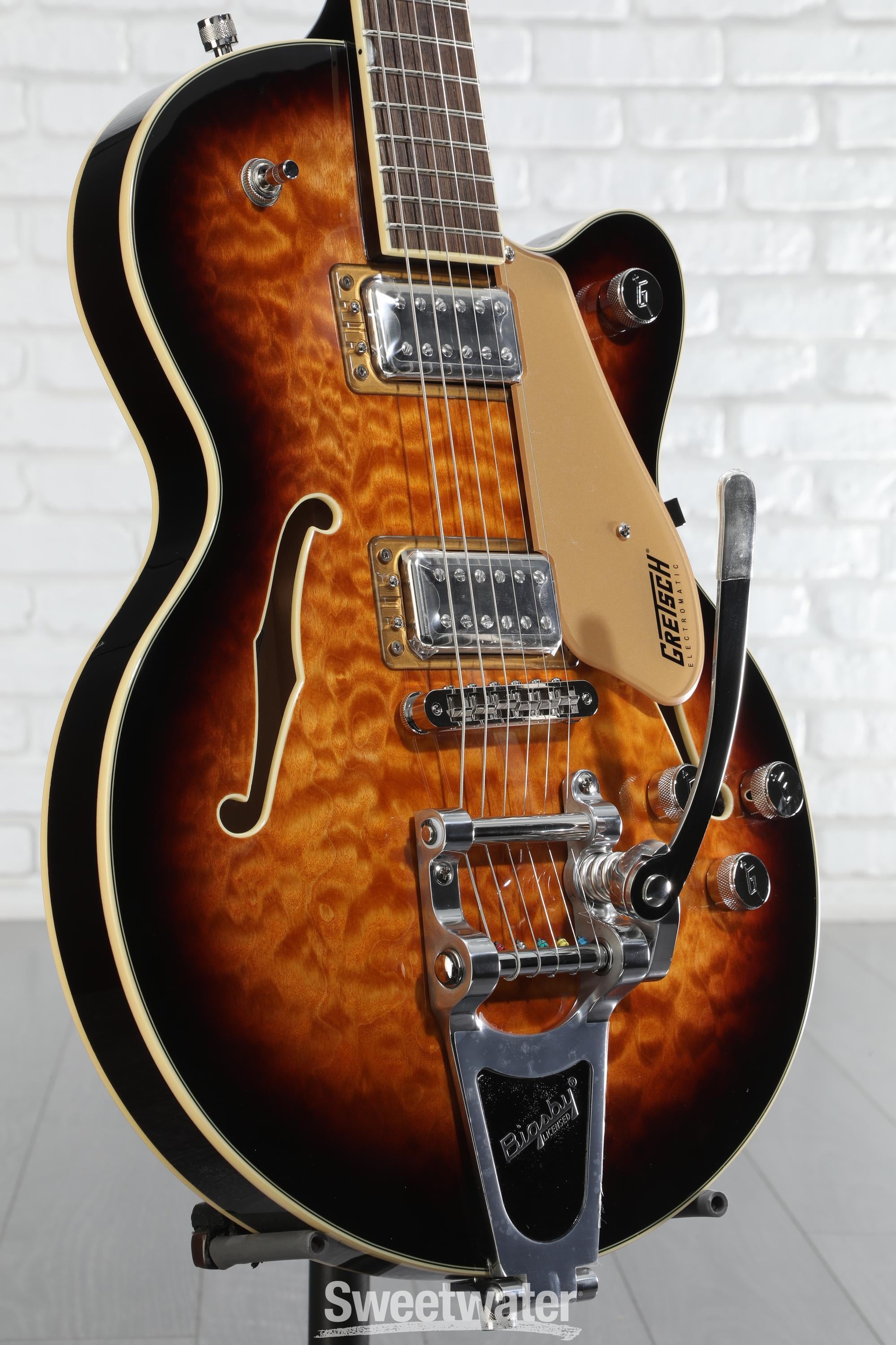 ギター Gretsch G5655T-QM ELECTROMATIC Amazon.com: Gretsch G5655T-QM Electromatic Center Block Jr