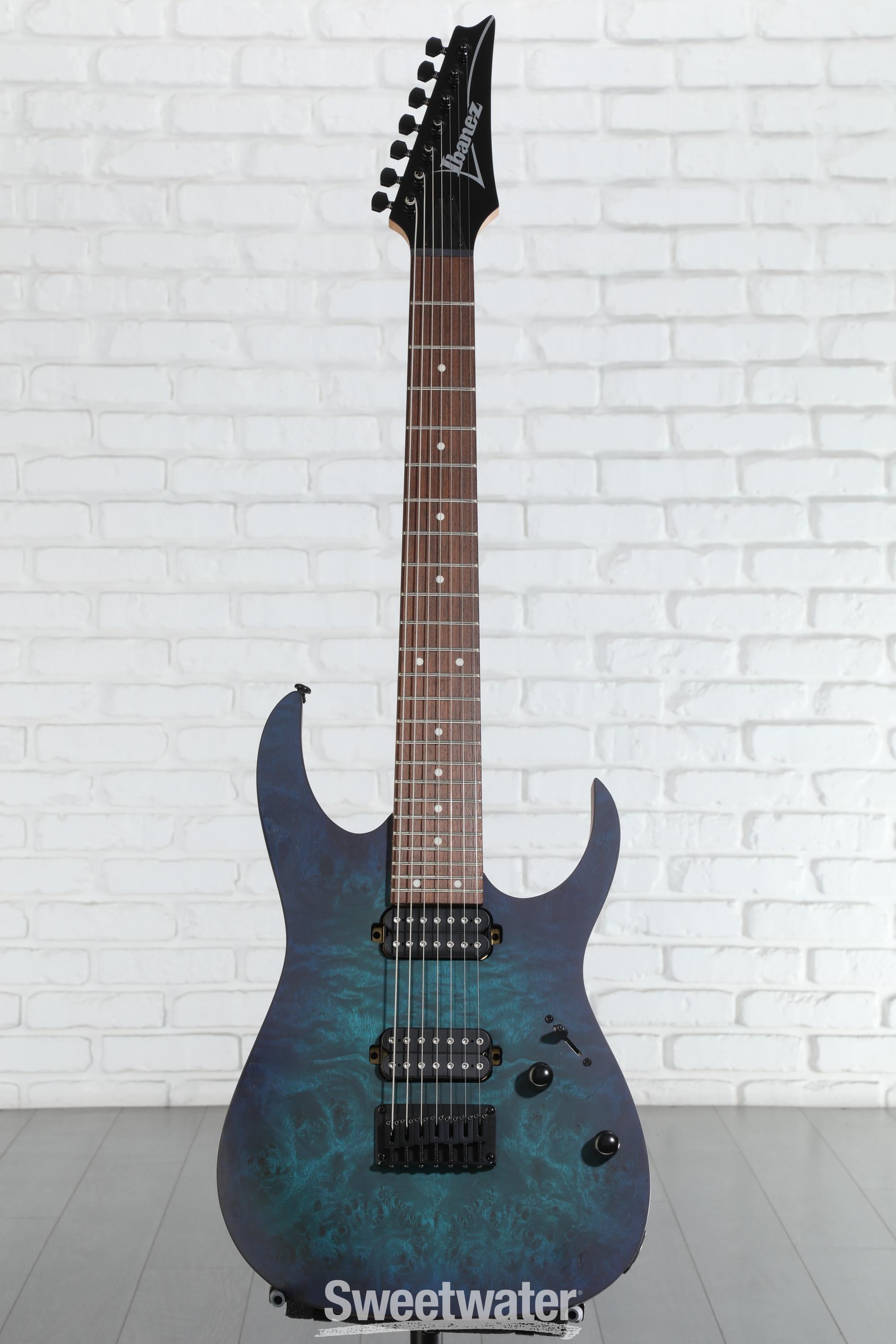 Ibanez RG7421PB Electric Guitar - Sapphire Blue Flat | Sweetwater