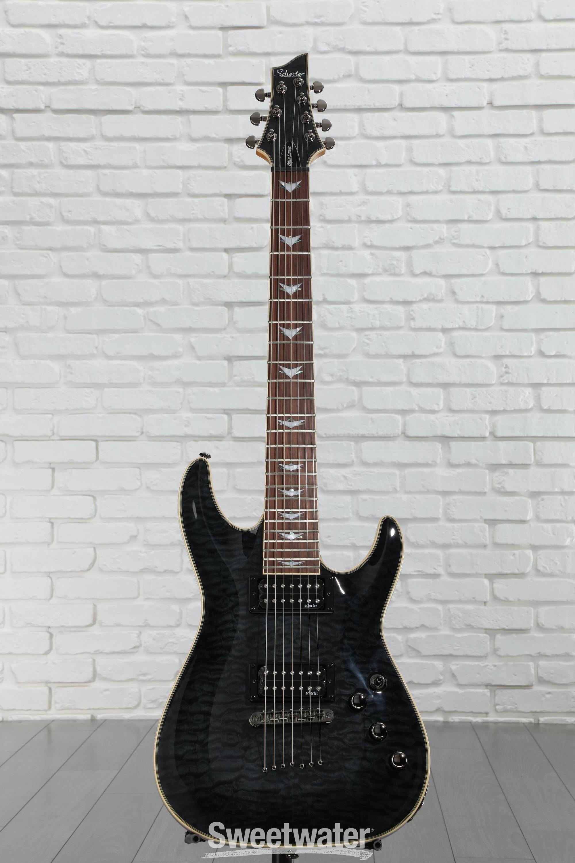 Schecter Omen Extreme-7 Electric Guitar - See Thru Black